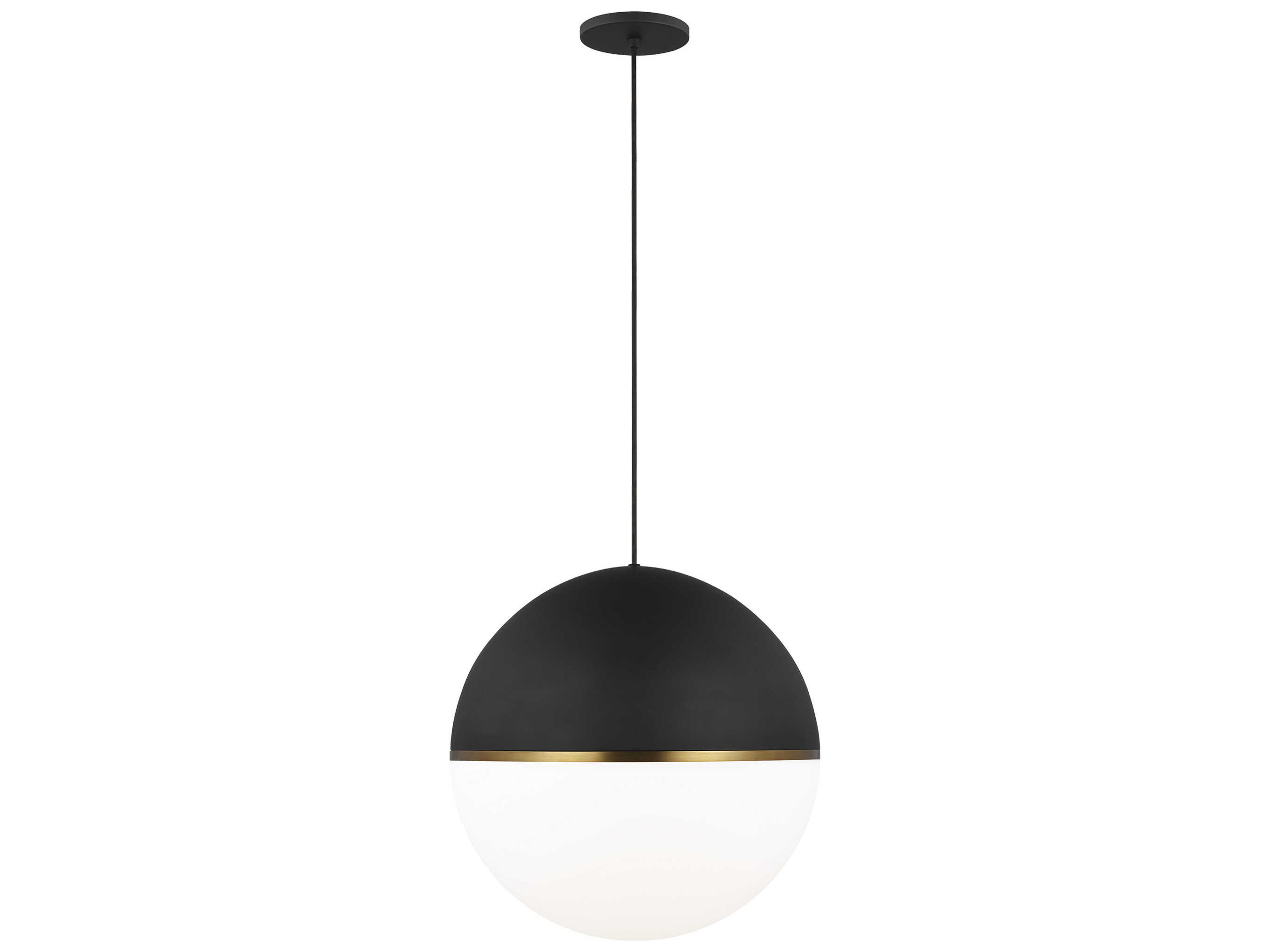 Akova Pendant Light 18-Inch Mid-Century Sphere