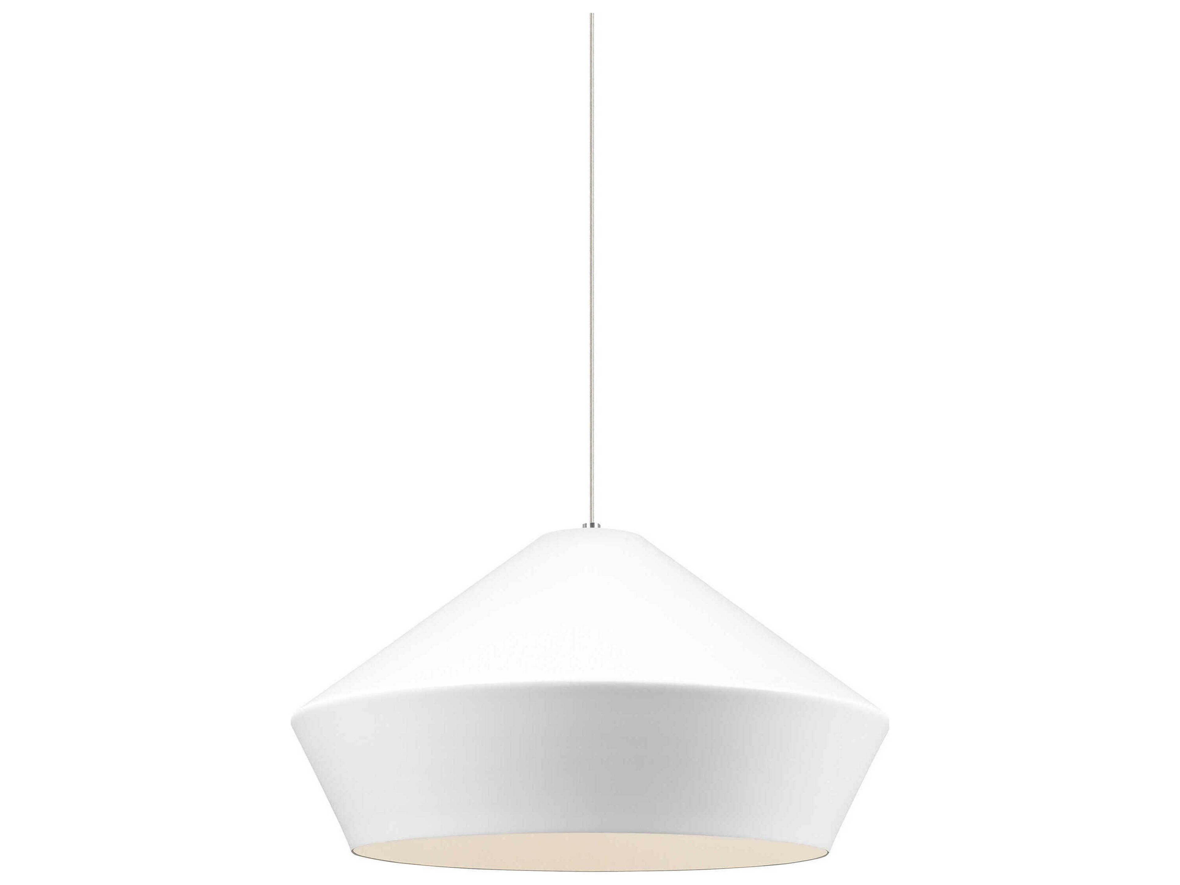Brummel Grande Pendant Light in Satin Nickel