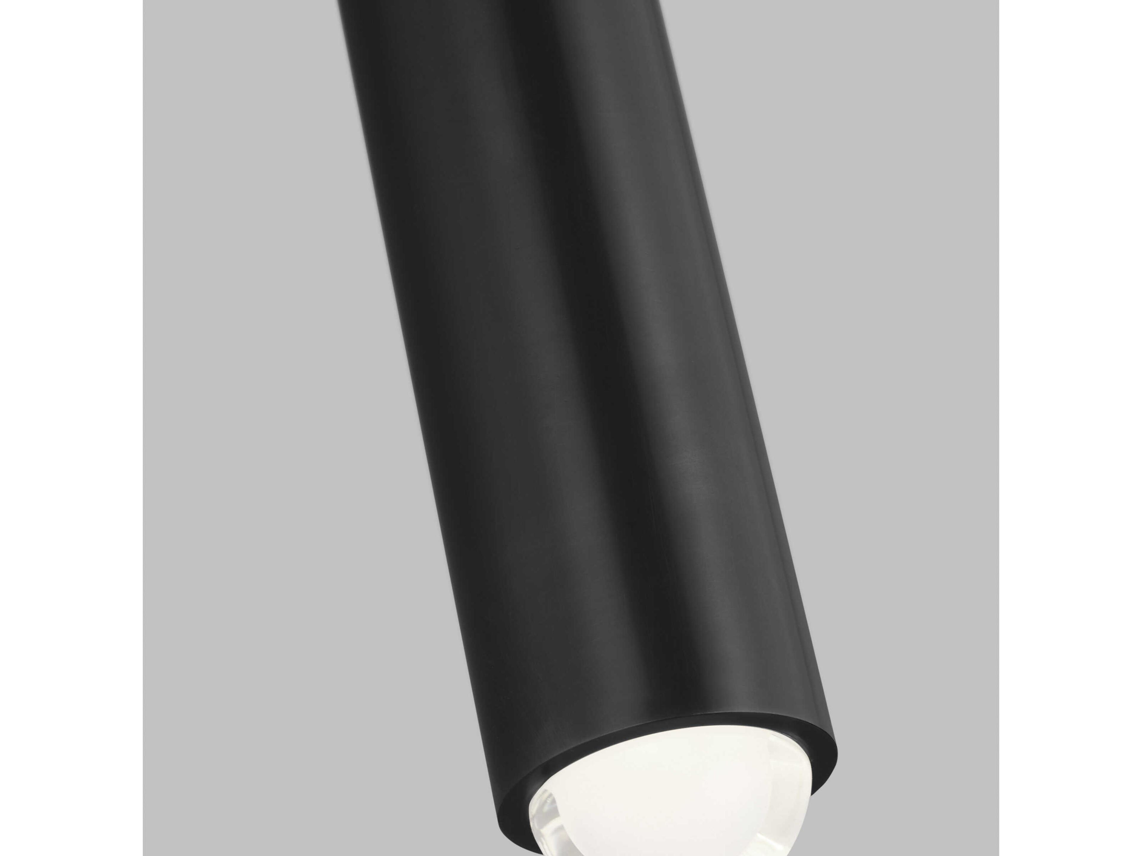 Visual Comfort Modern Ebell 1-Light Dark Bronze Cylinder Mini Pendant