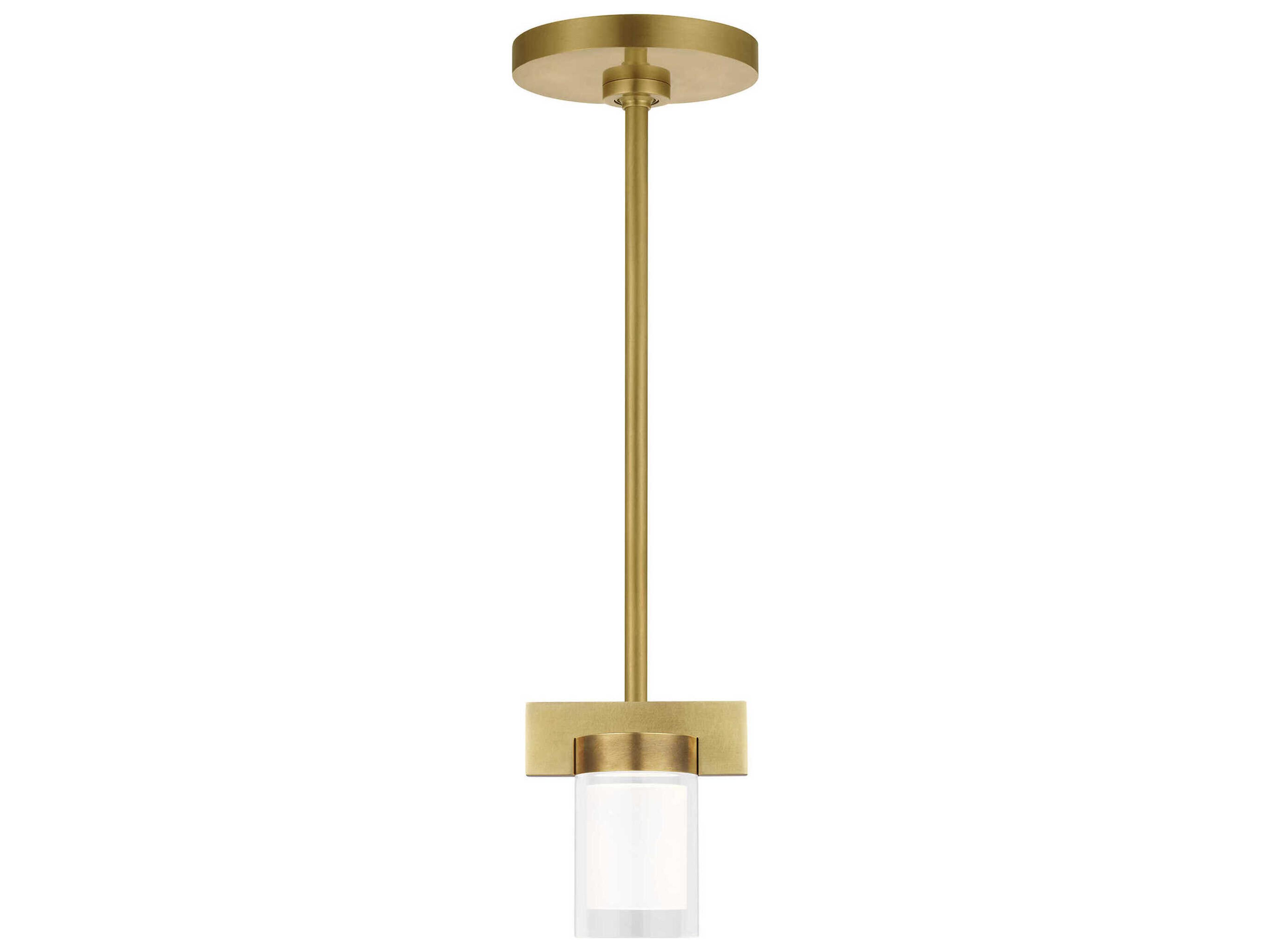 Esfera Small Pendant in Natural Brass