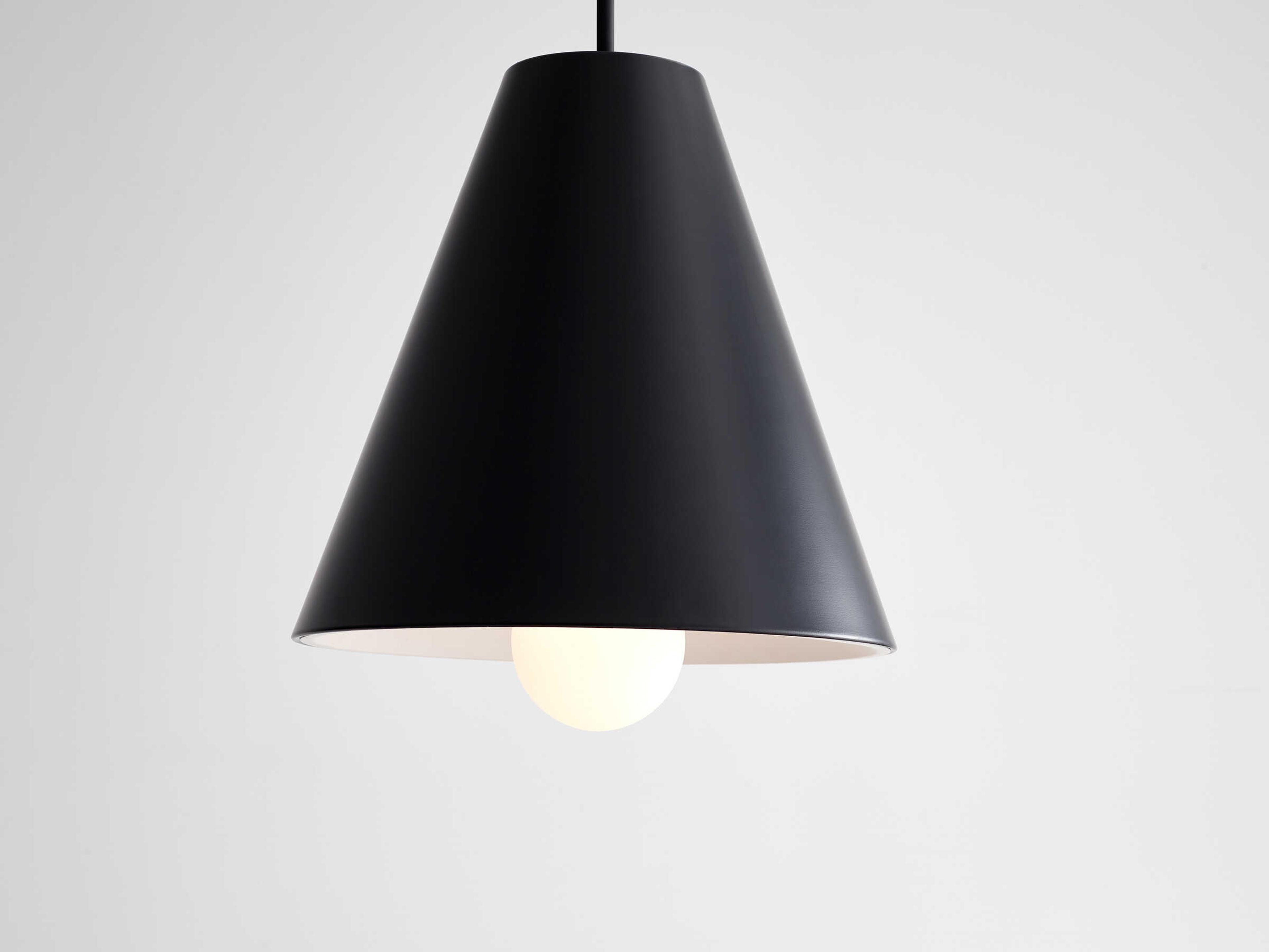Visual Comfort Modern Joni 1-Light Matte Black Pendant