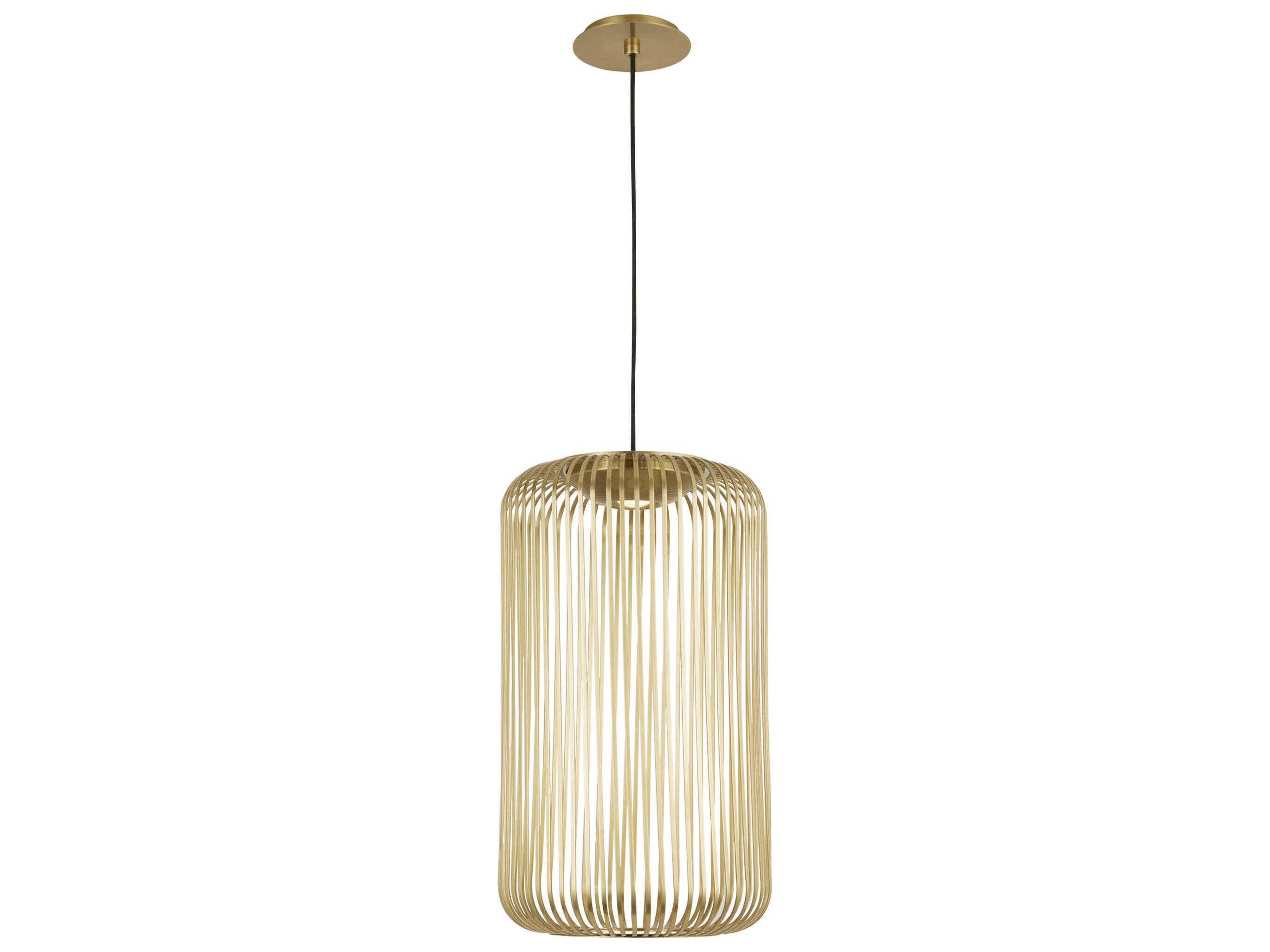 Kai Pendant Light in Plated Brass