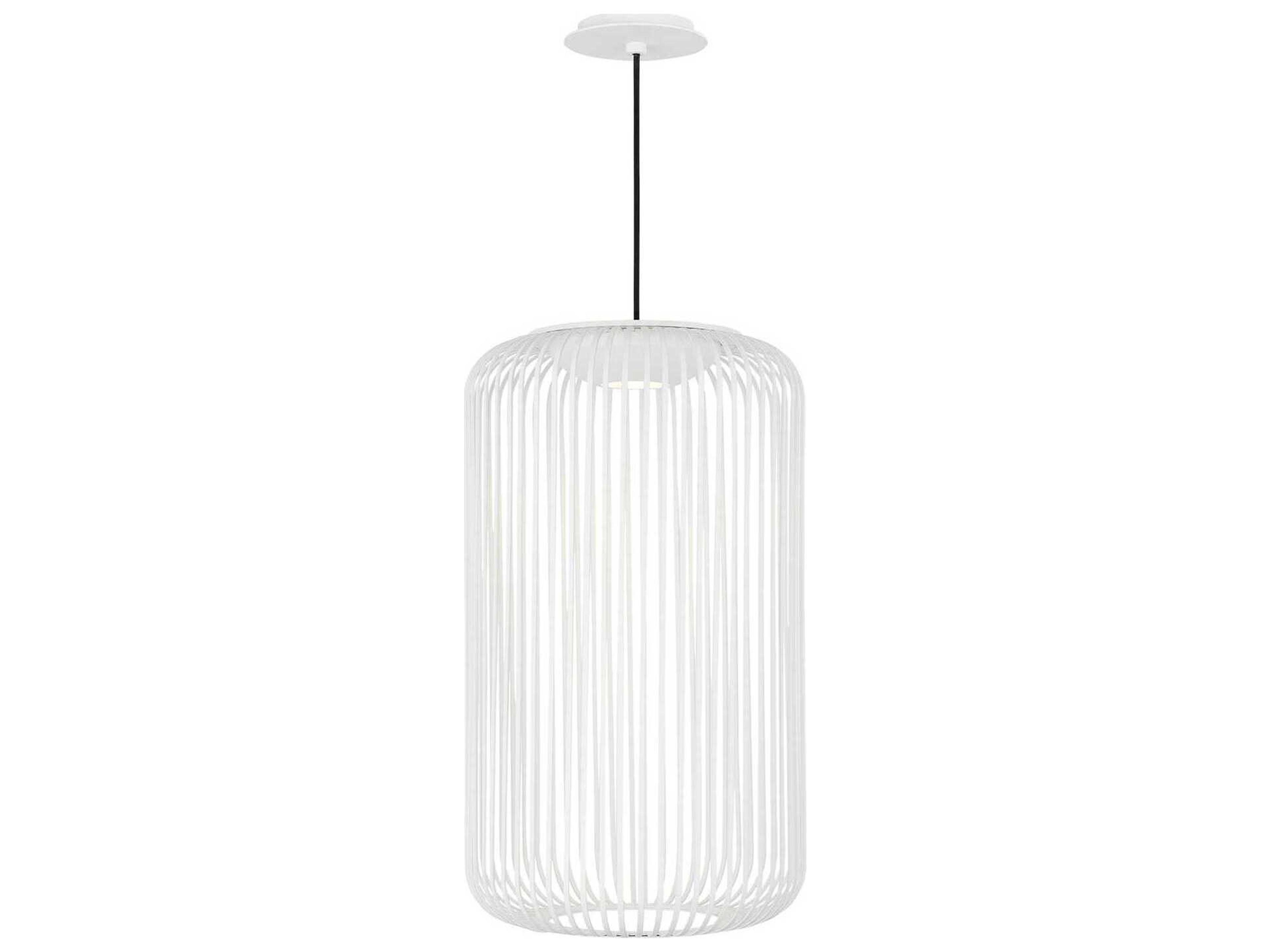 Kai LED Pendant Light in Matte White
