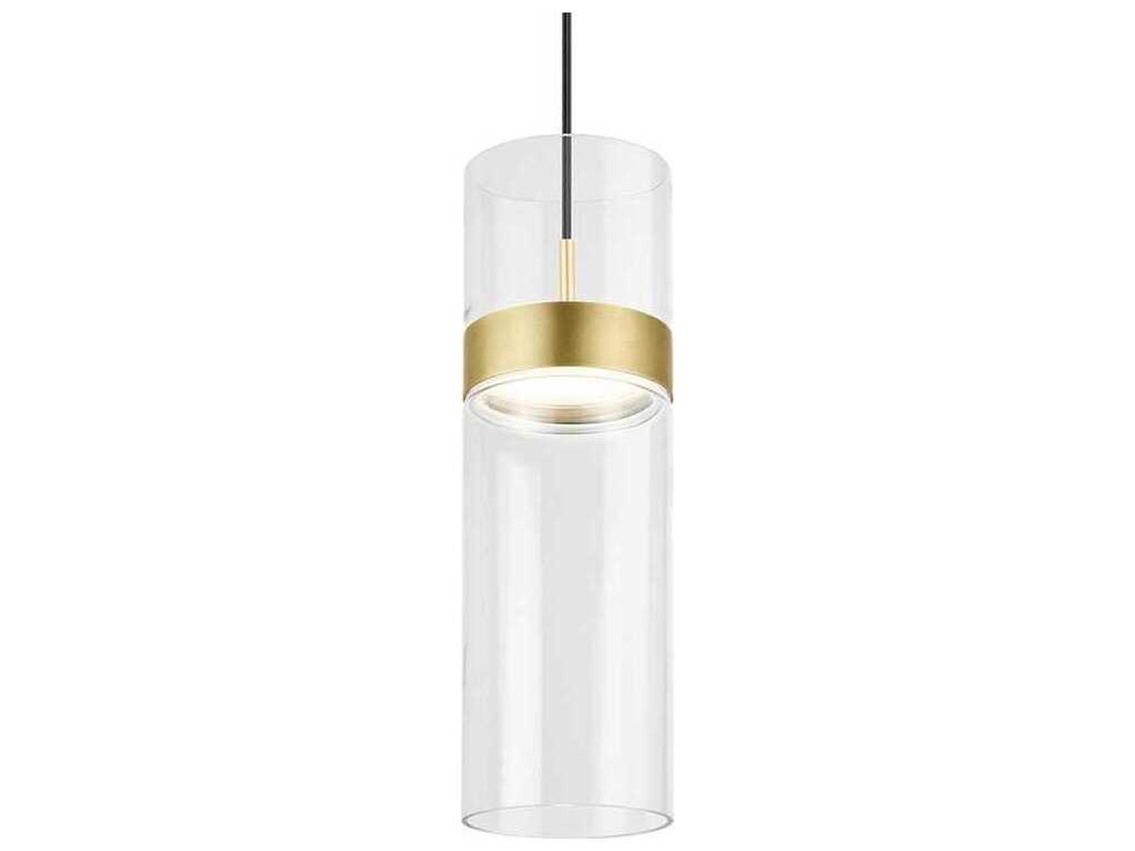 Manette Pendant Light in Natural Brass