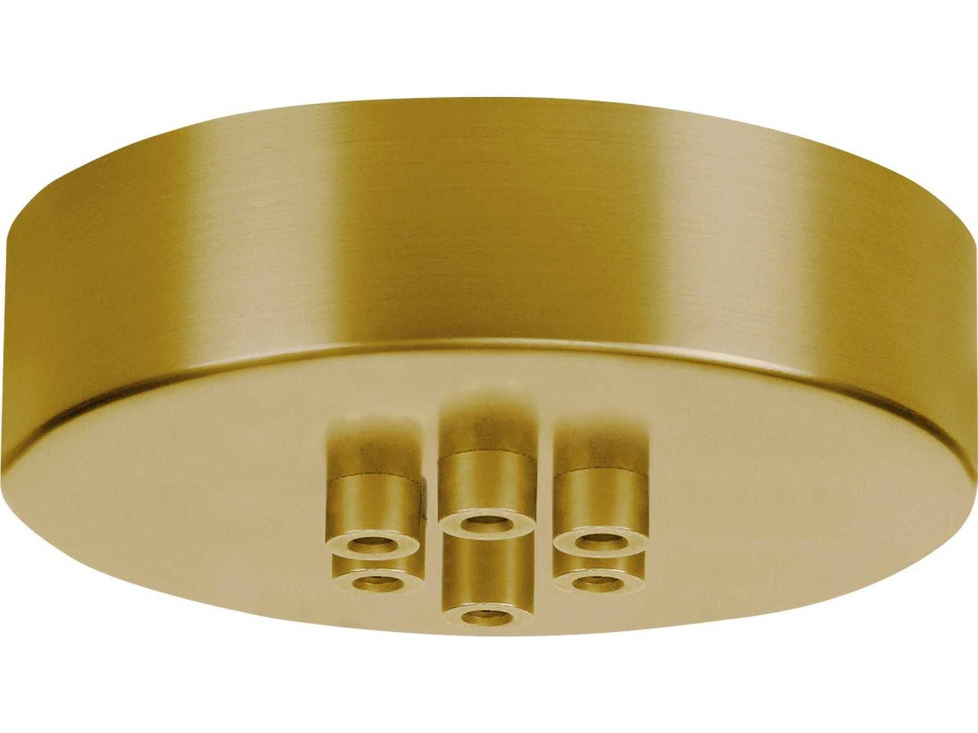Natural Brass Line-Voltage Mini Canopy