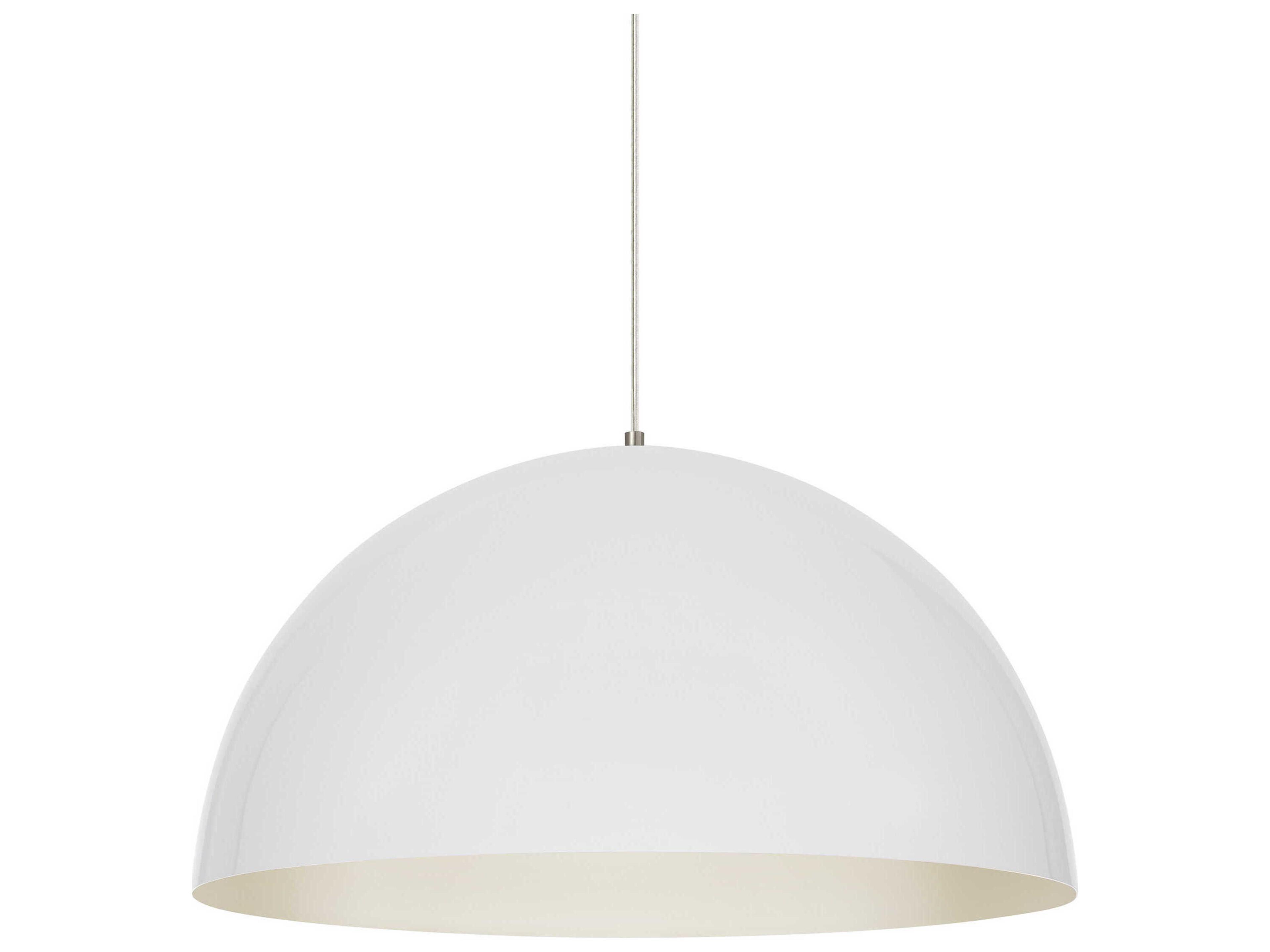 Powell Street Pendant Light 24-Inch Gloss White