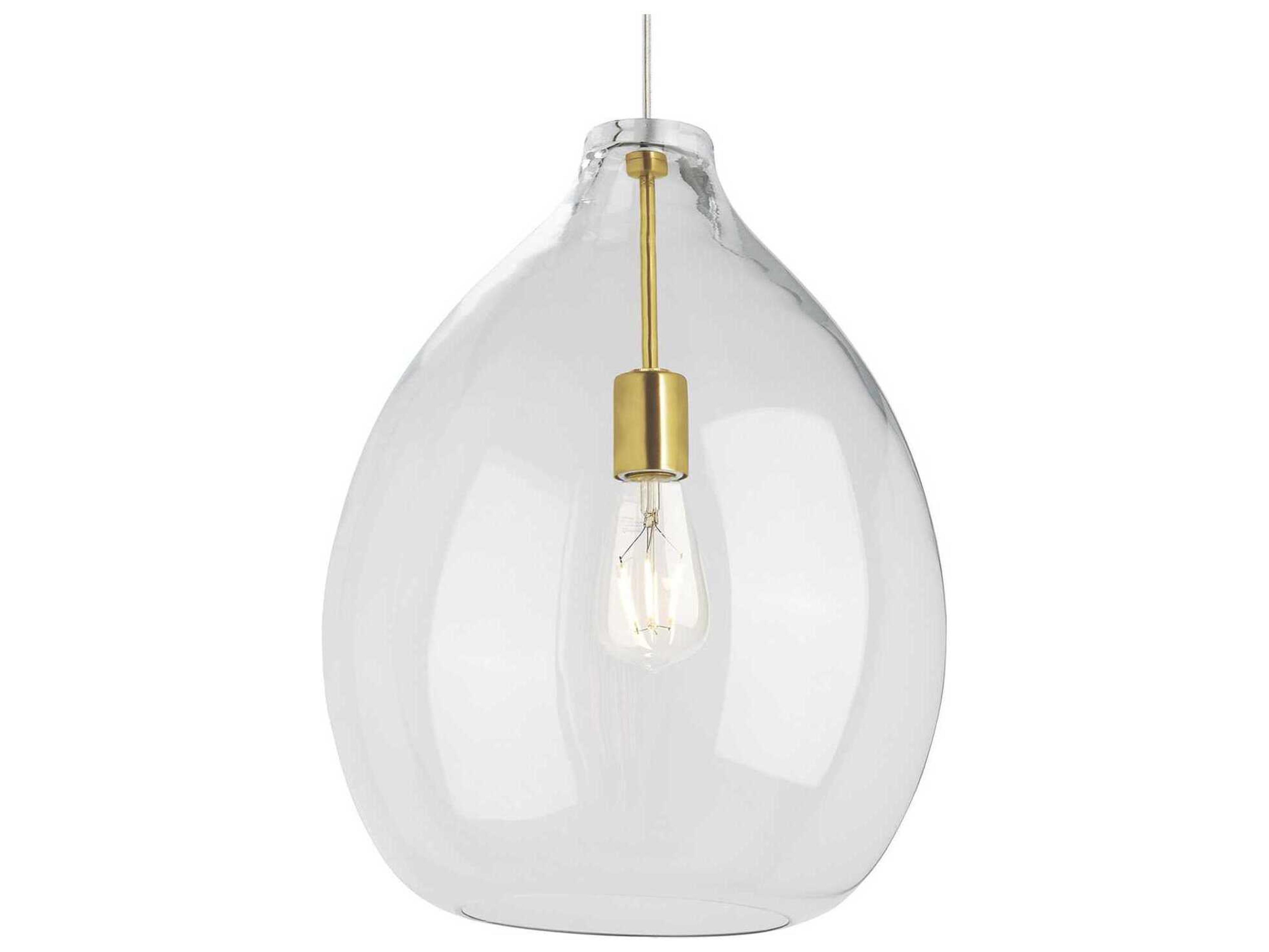 Quinton Pendant Light Natural Brass
