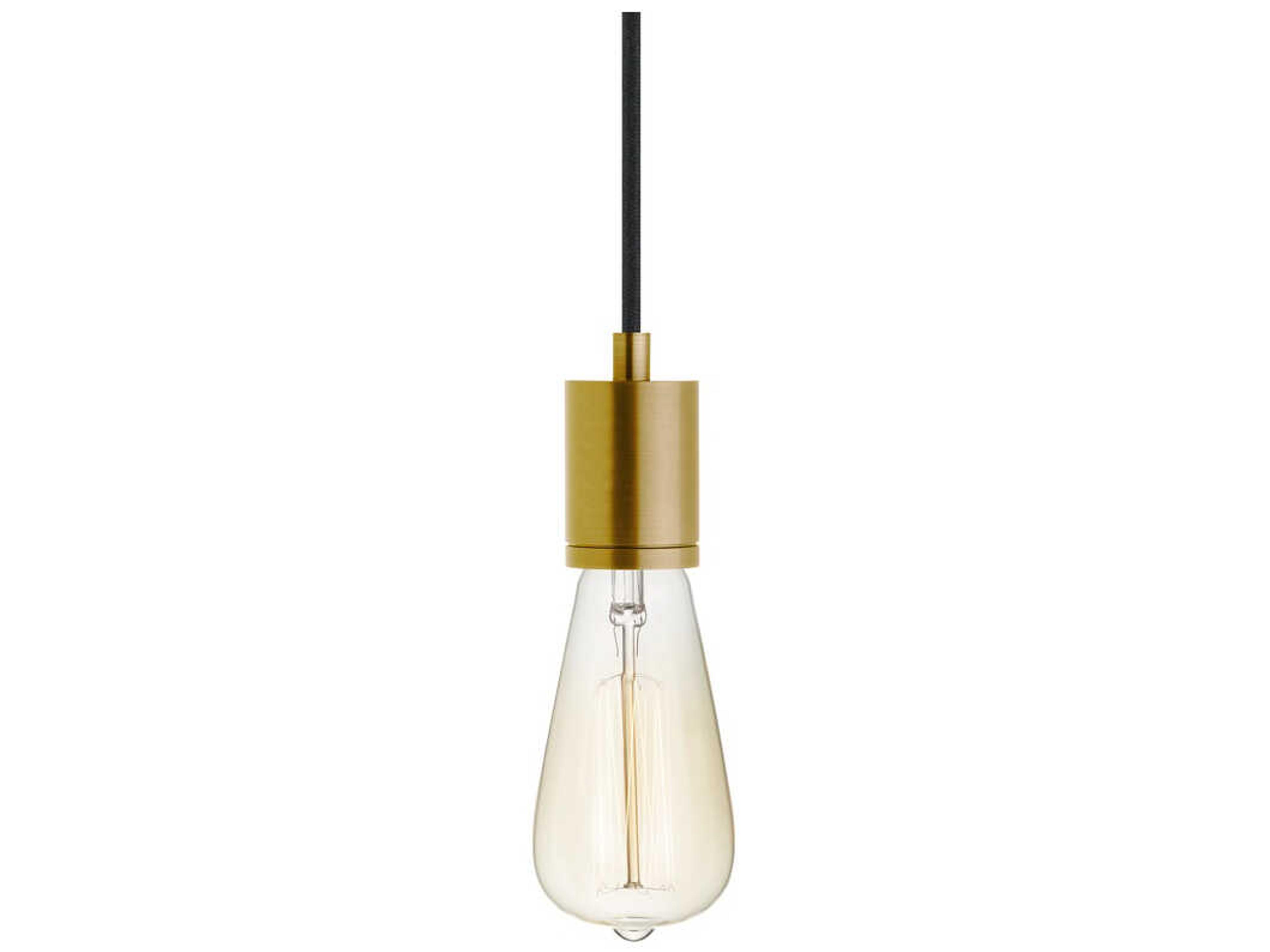 Soco 1-Light Brass Mini Pendant