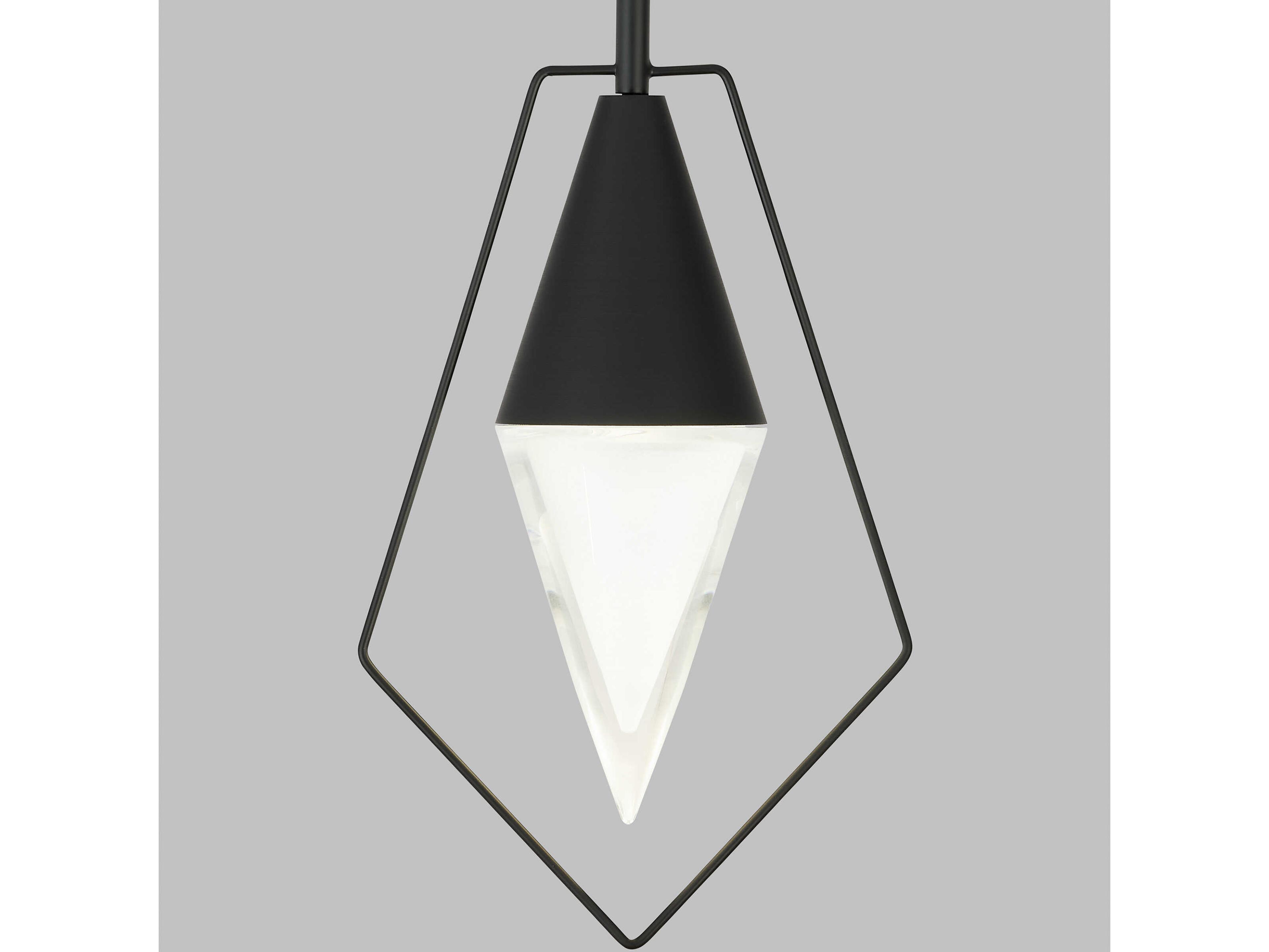 Visual Comfort Modern Trellis Nightshade Black Pentagon Accessory