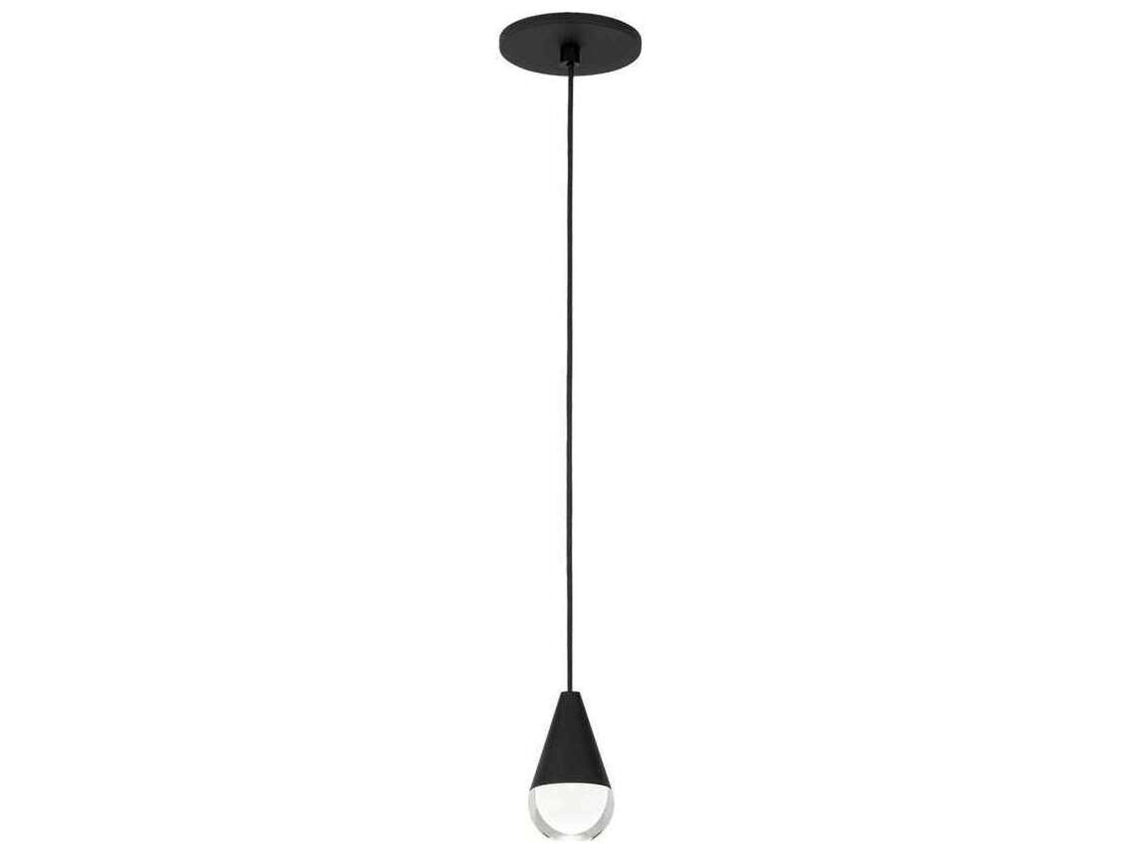 Cupola LED Mini Pendant Nightshade Black
