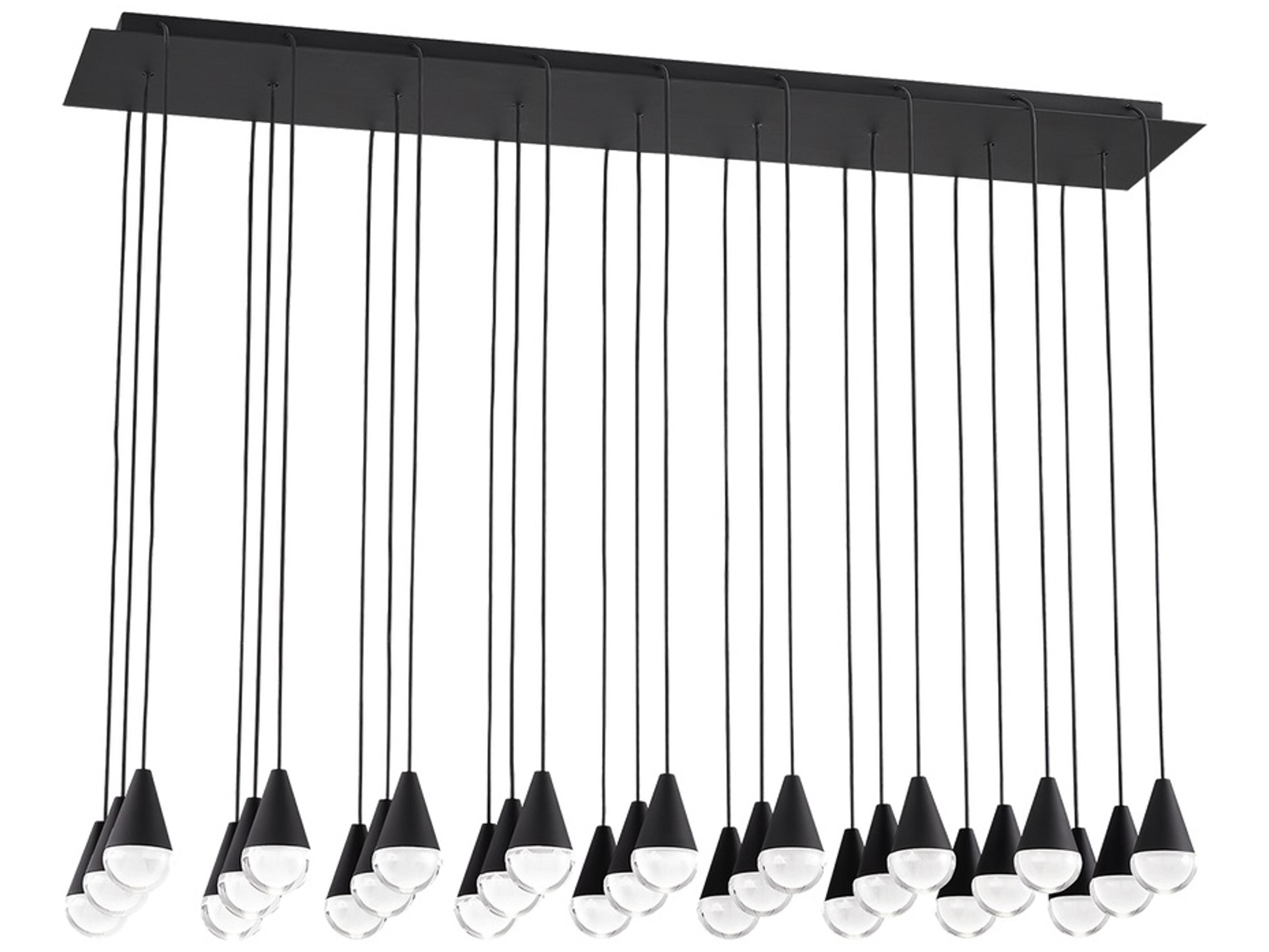 Cupola 27-Light Linear Chandelier Modern LED