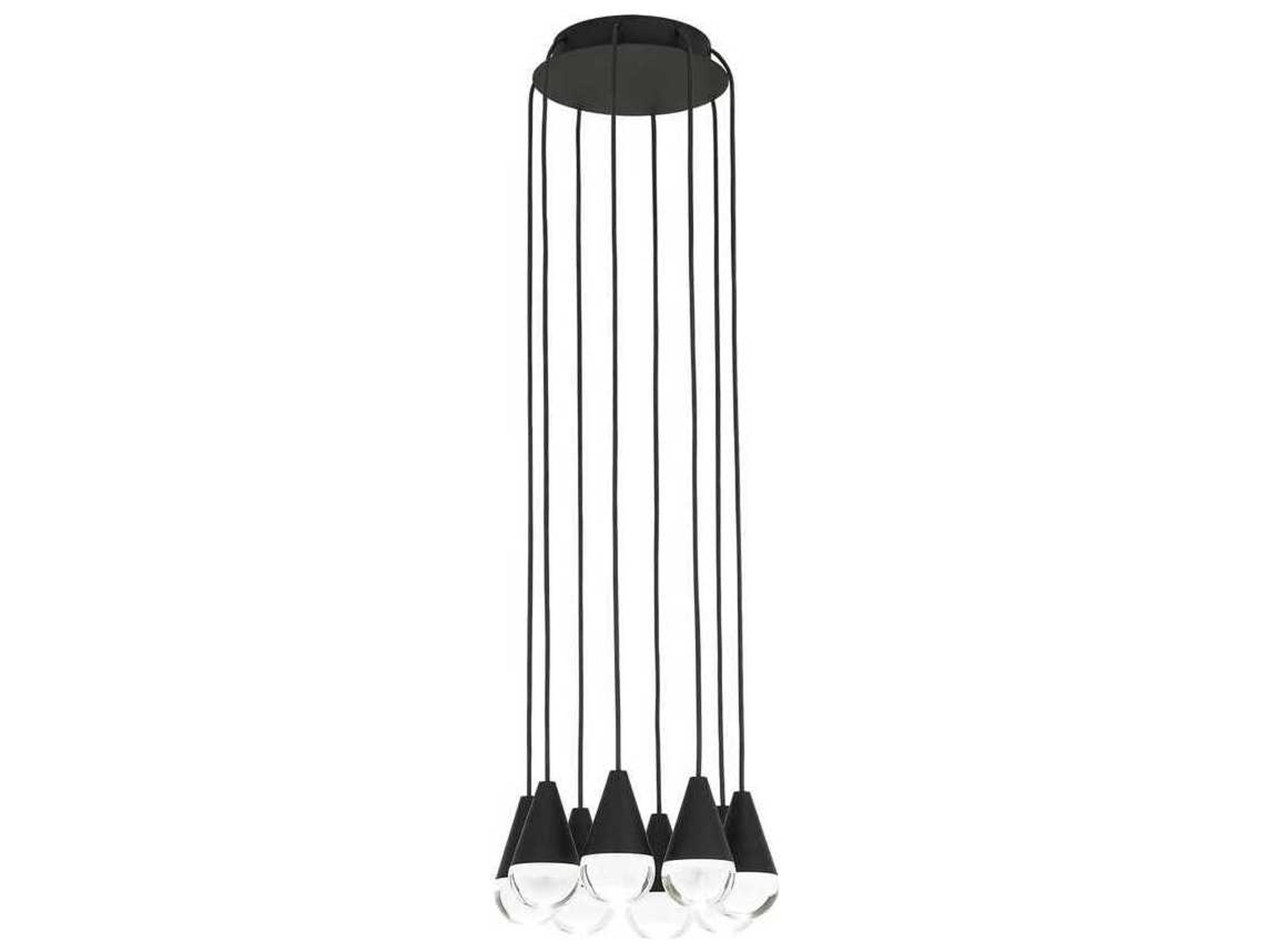 Cupola 8-Light Nightshade Black Mini Pendant