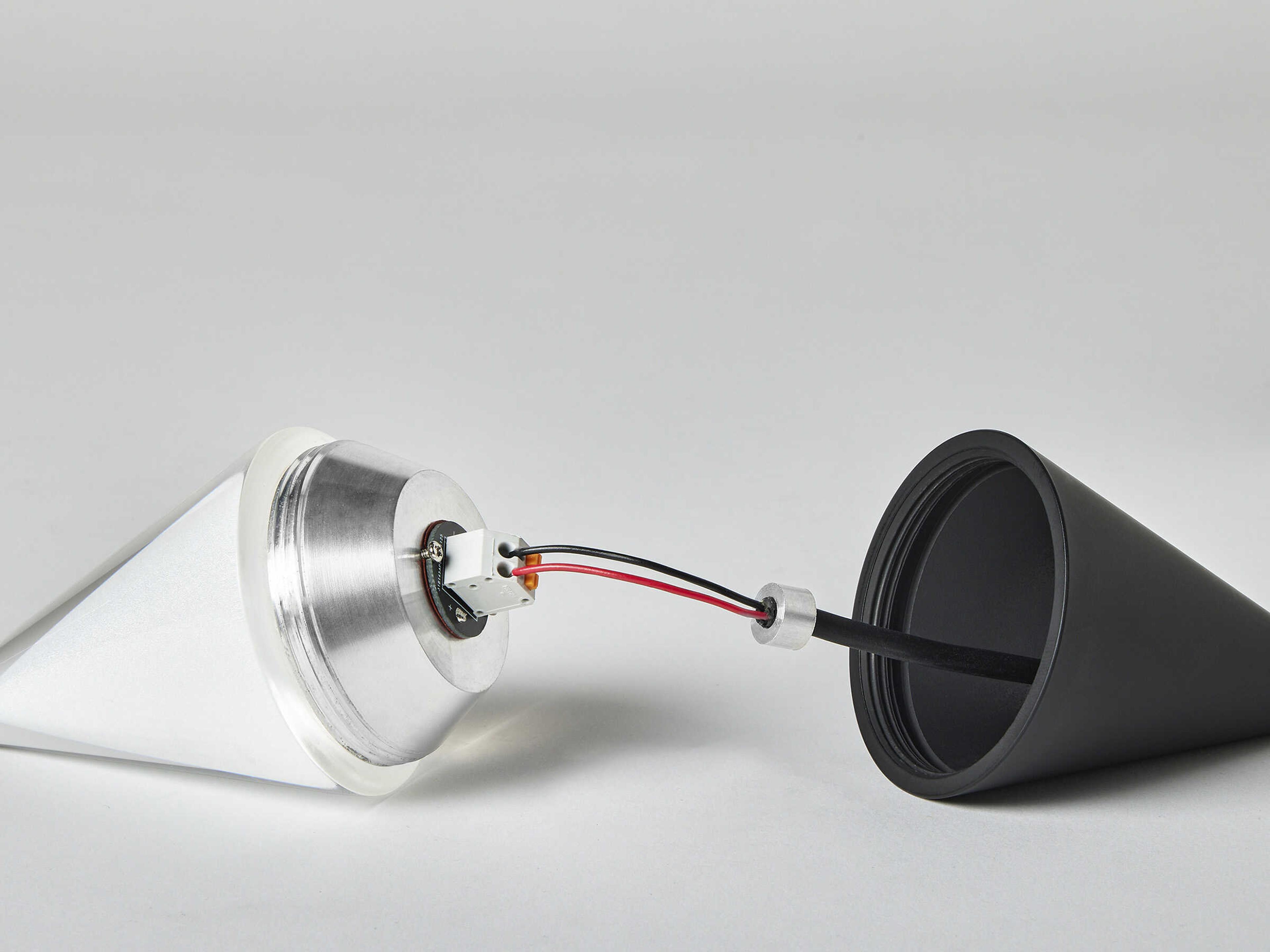 Visual Comfort Modern Turret 1-Light Nightshade Black Mini Pendant