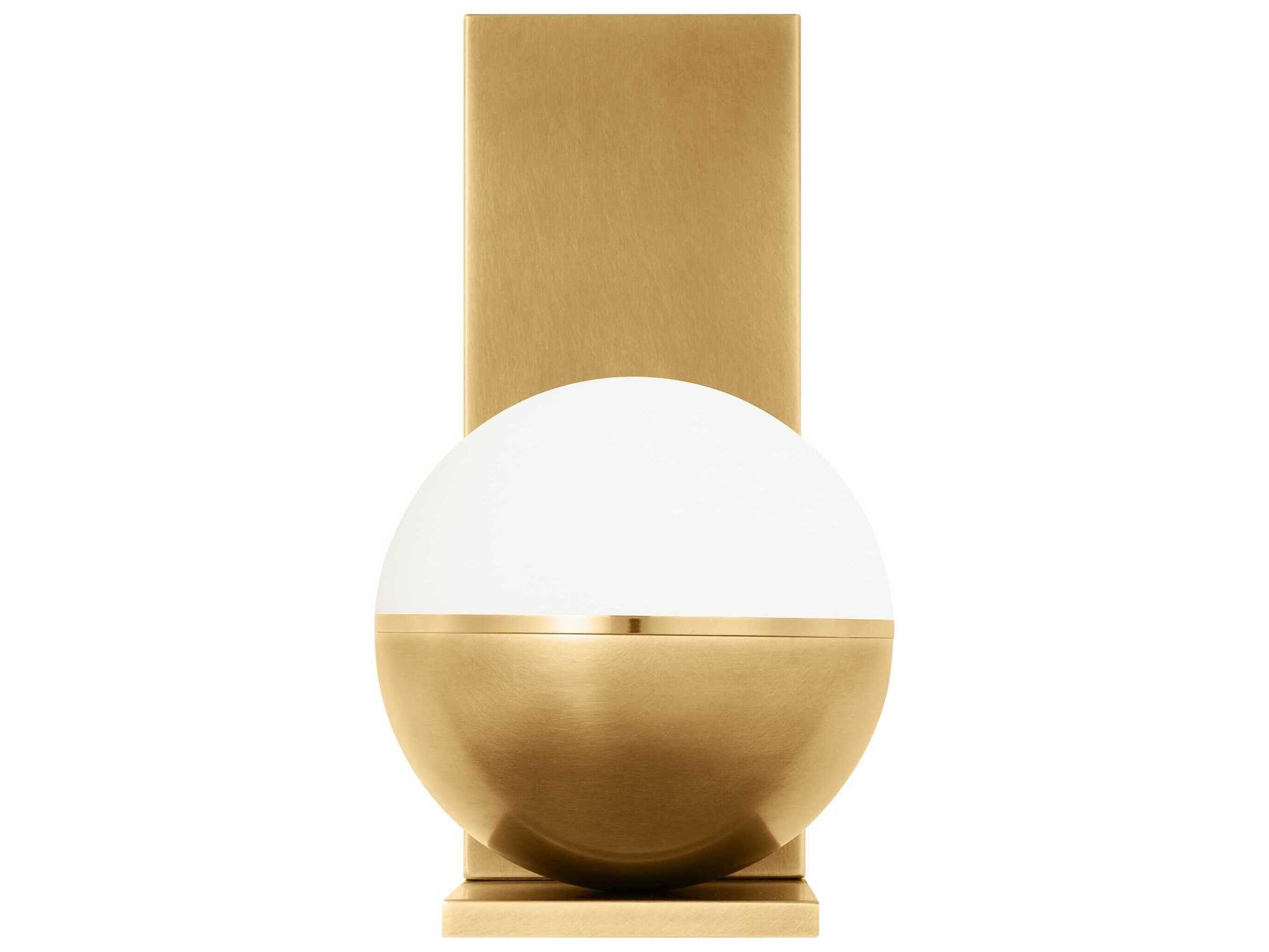 Akova 1-Light Plated Brass Wall Sconce