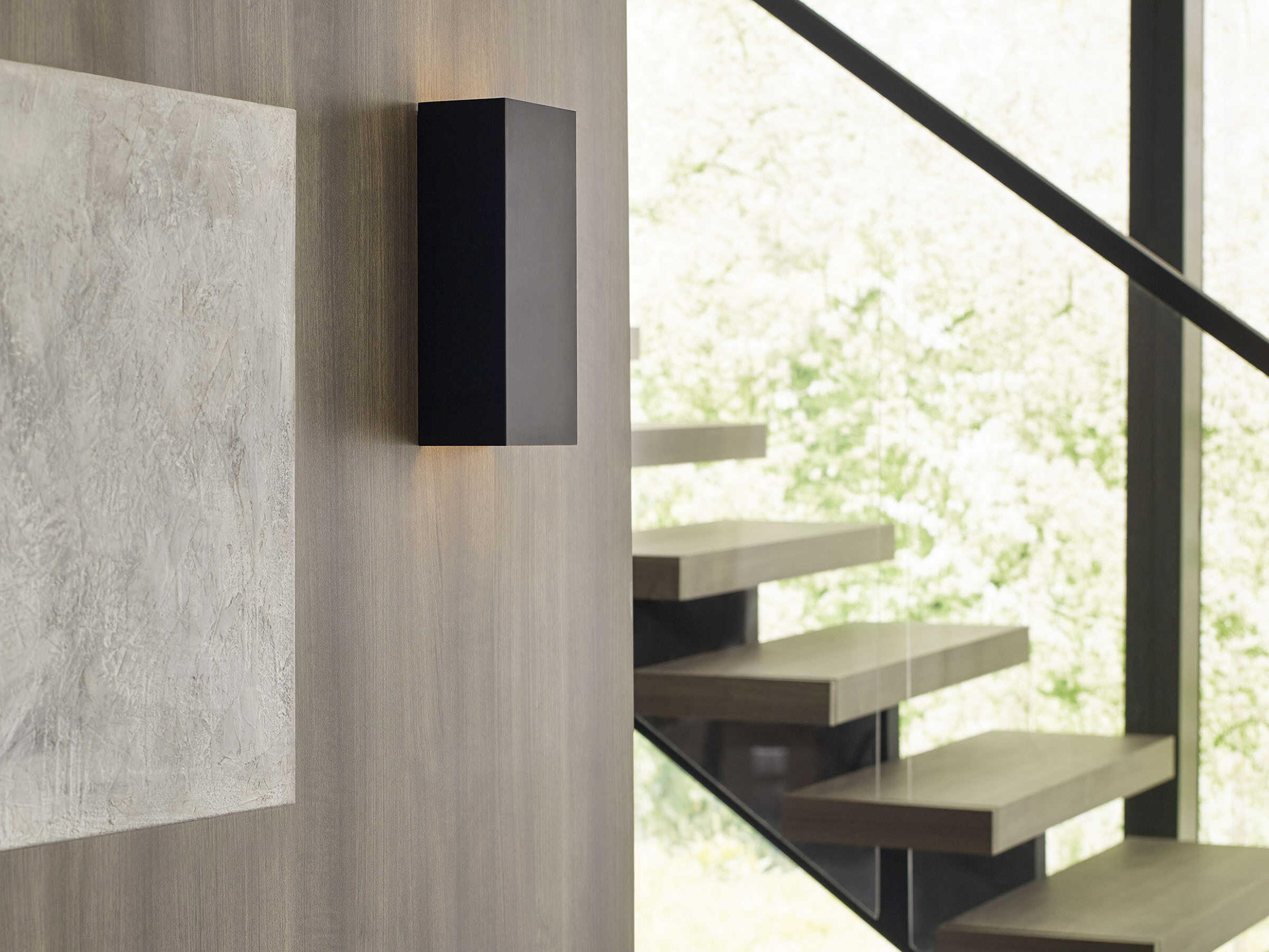 Visual Comfort Modern Brompton 1-Light Nightshade Black Wall Sconce