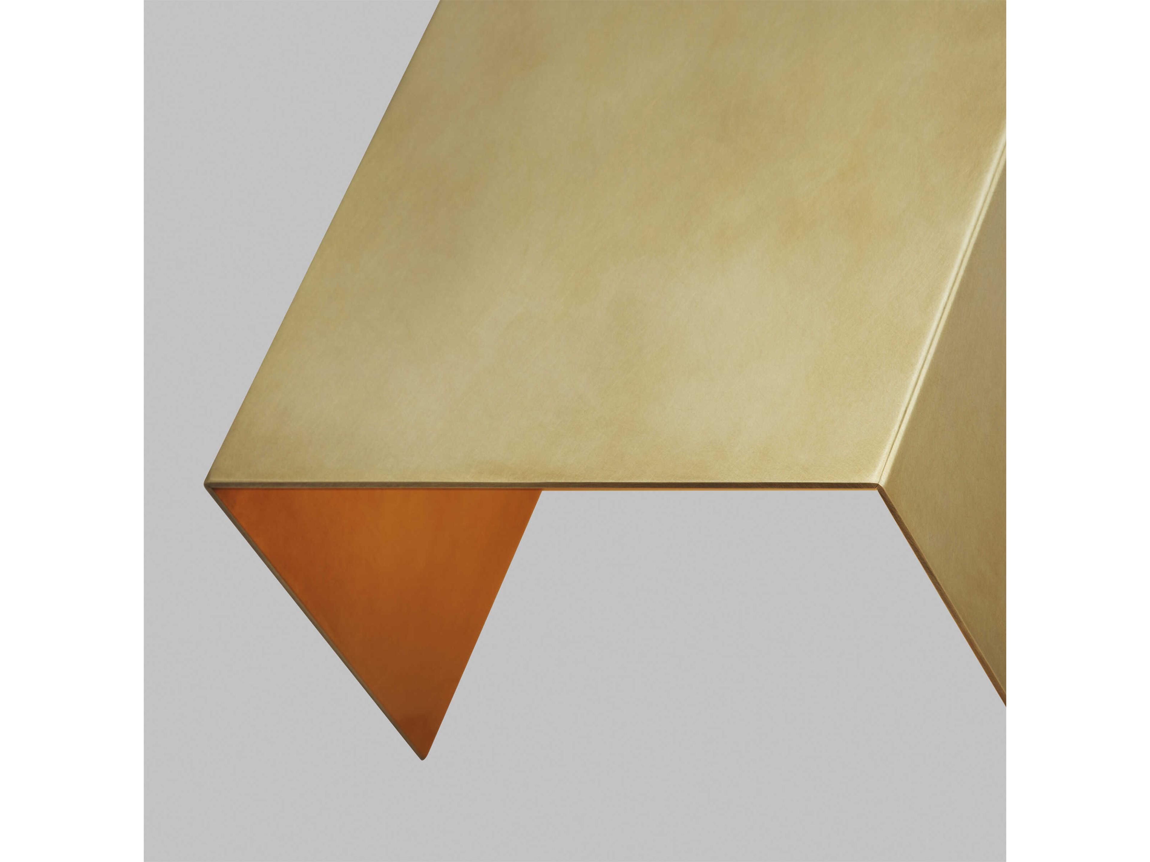 Visual Comfort Modern Brompton 1-Light Natural Brass Wall Sconce