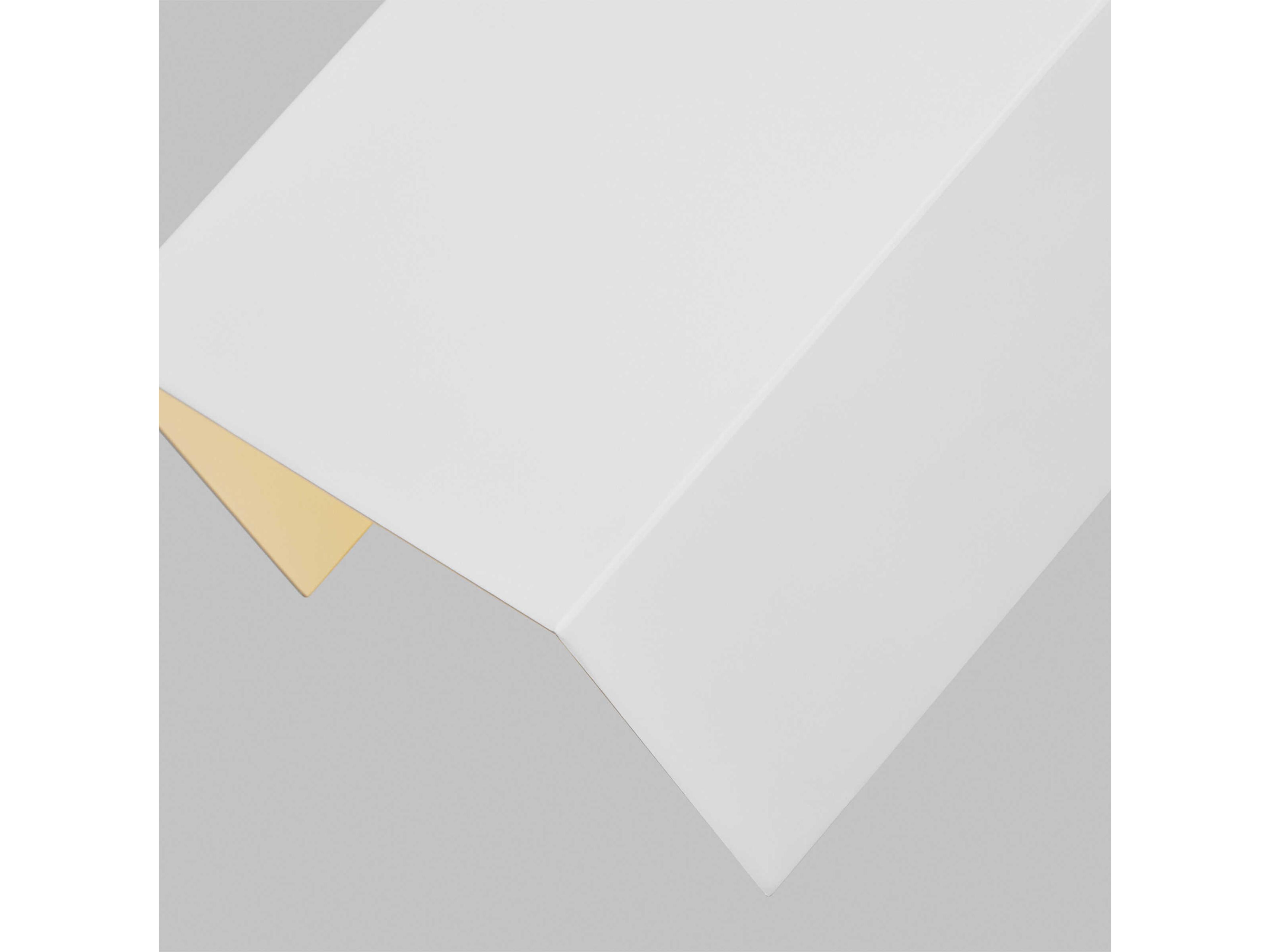 Visual Comfort Modern Brompton 1-Light Matte White Wall Sconce