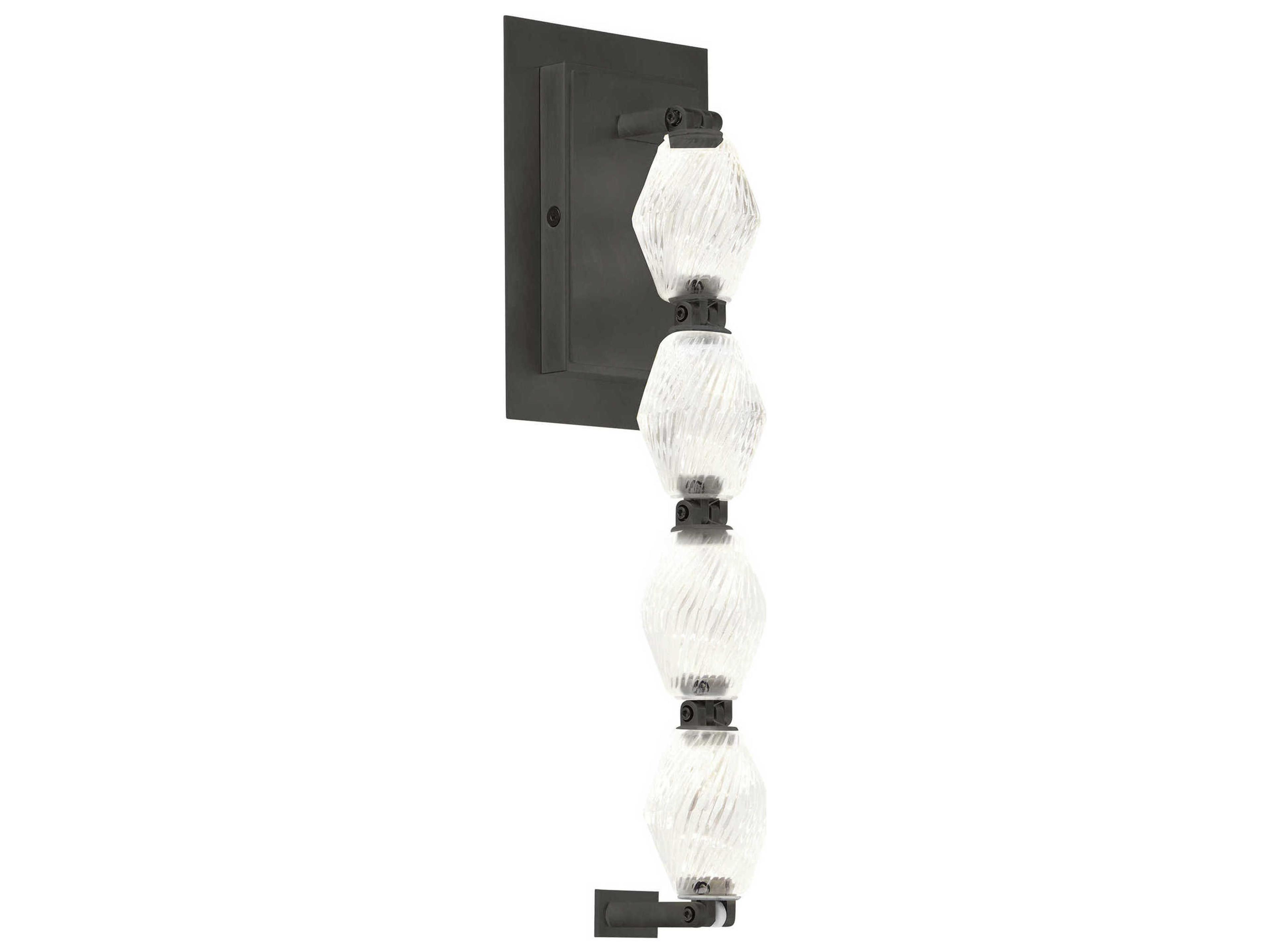 Collier 1-Light Dark Bronze Wall Sconce