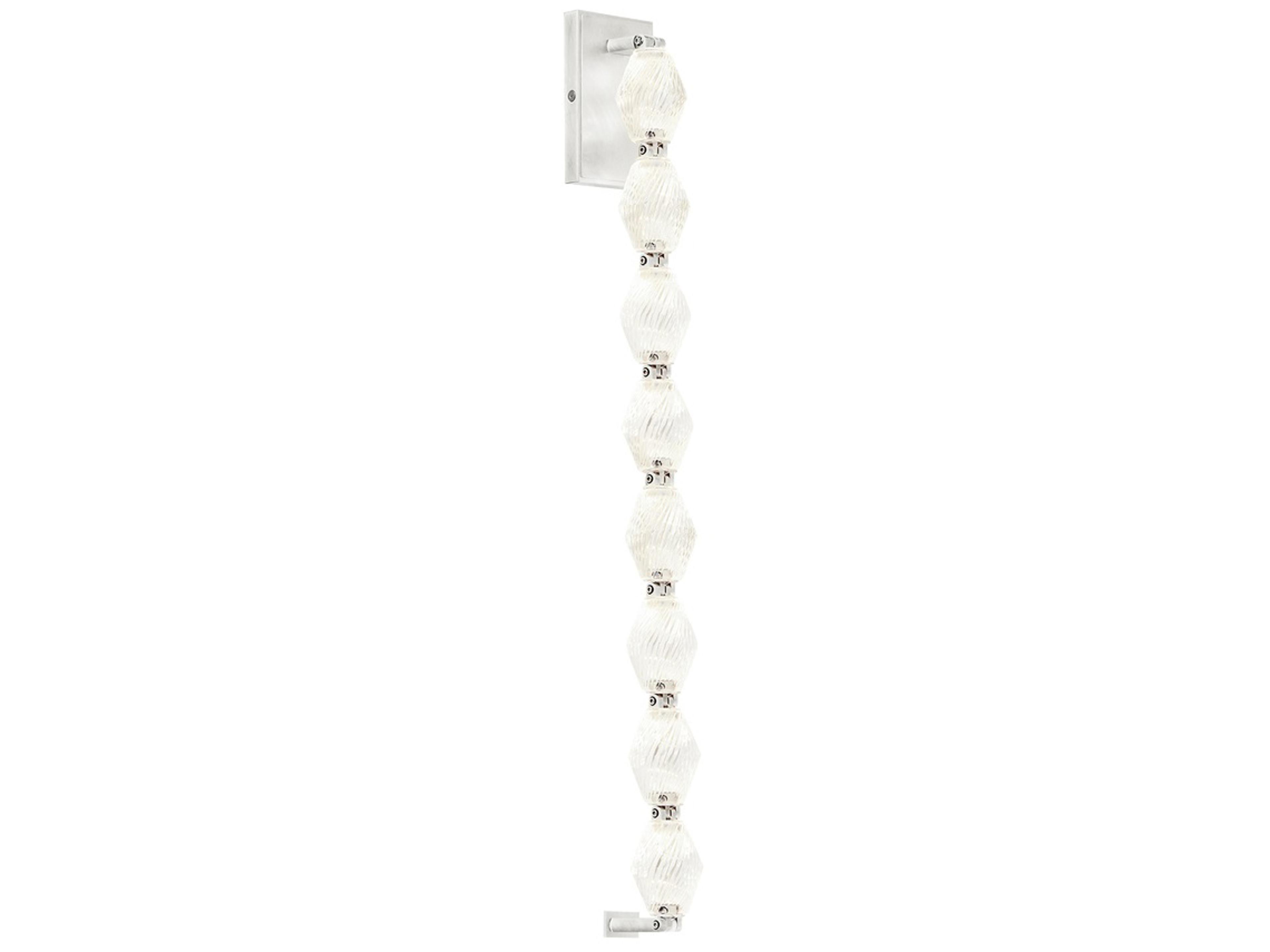 Collier 1-Light Polished Nickel Wall Sconce