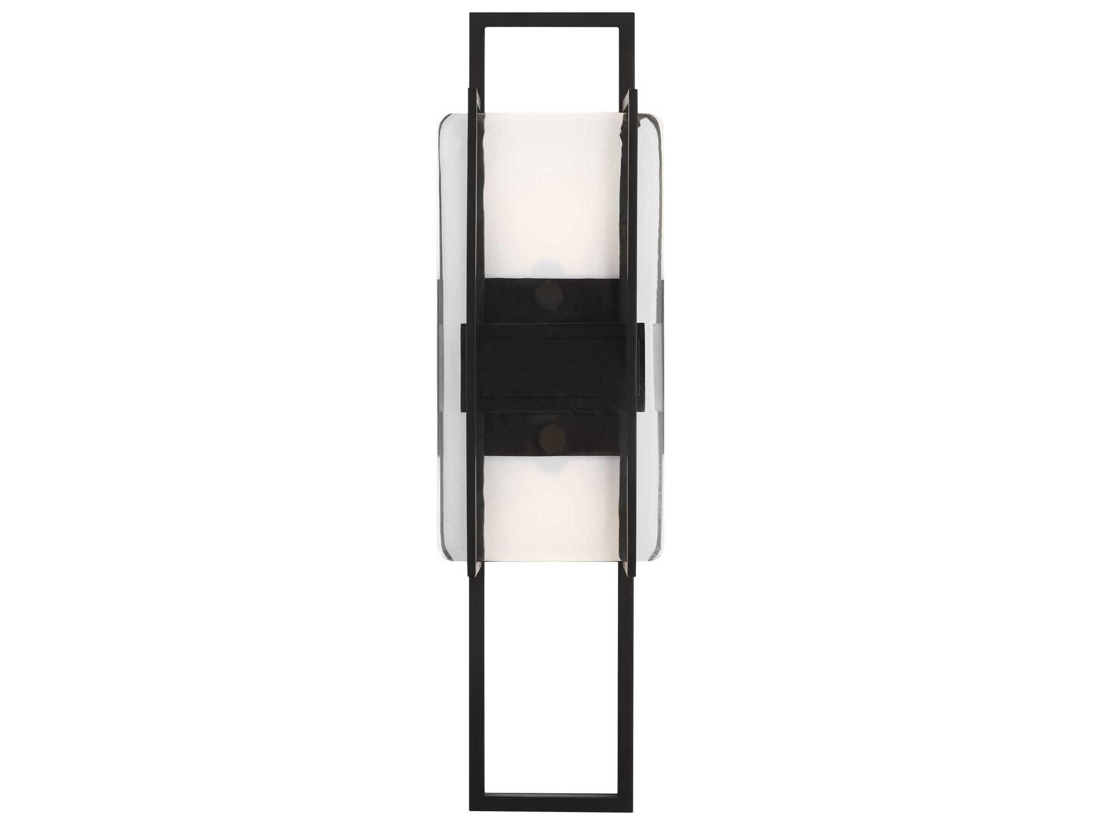 Visual Comfort Modern Duelle 1-Light Nightshade Black Wall Sconce