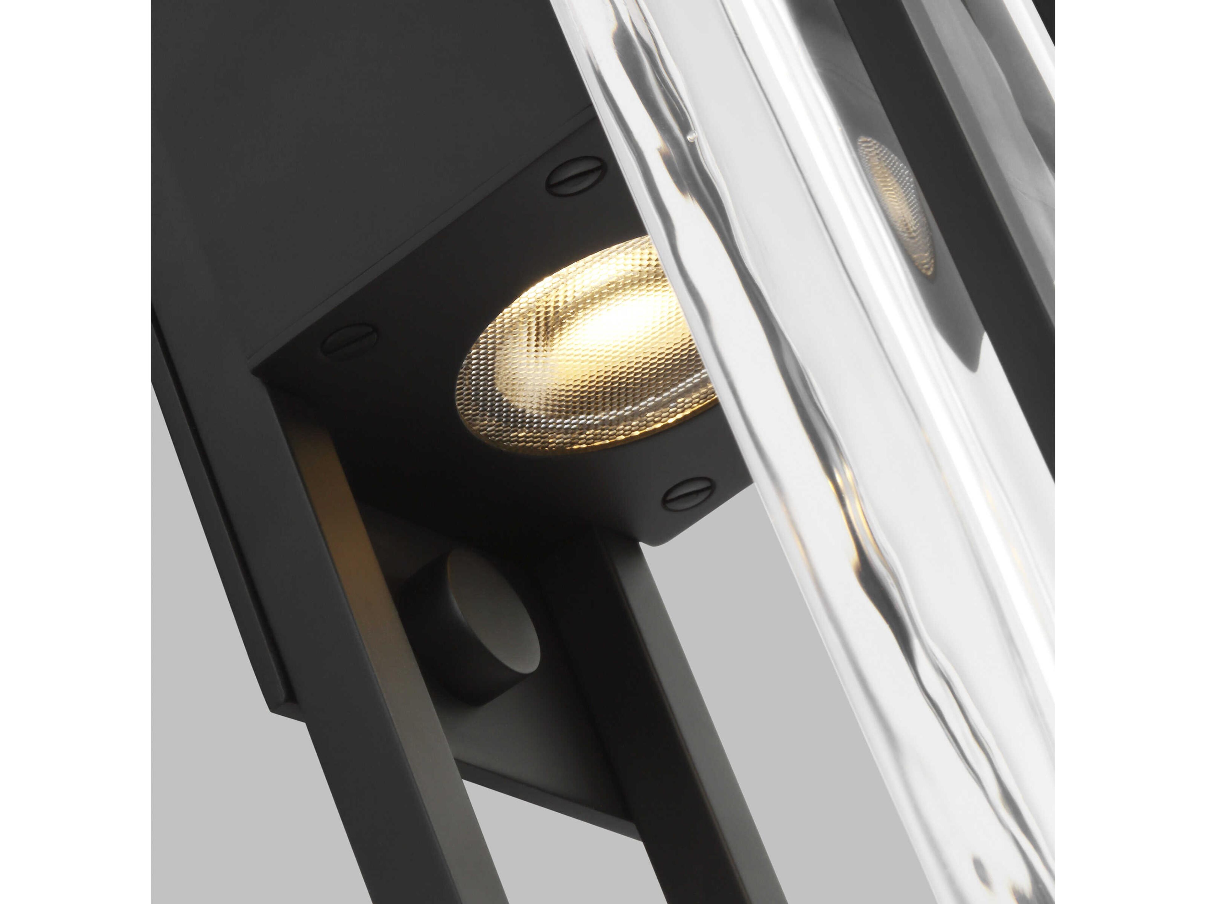Visual Comfort Modern Duelle 1-Light Nightshade Black Wall Sconce