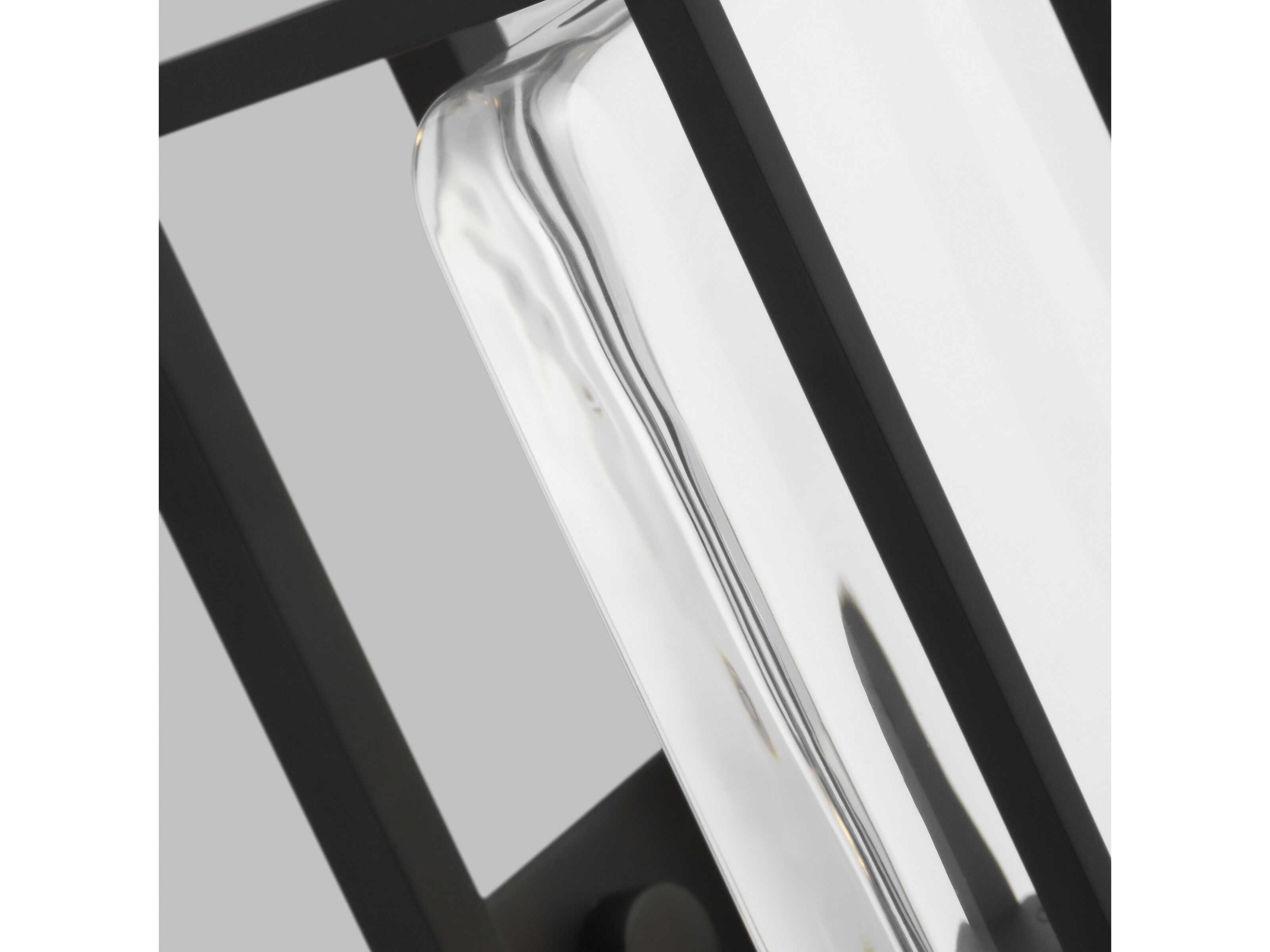 Visual Comfort Modern Duelle 1-Light Nightshade Black Wall Sconce