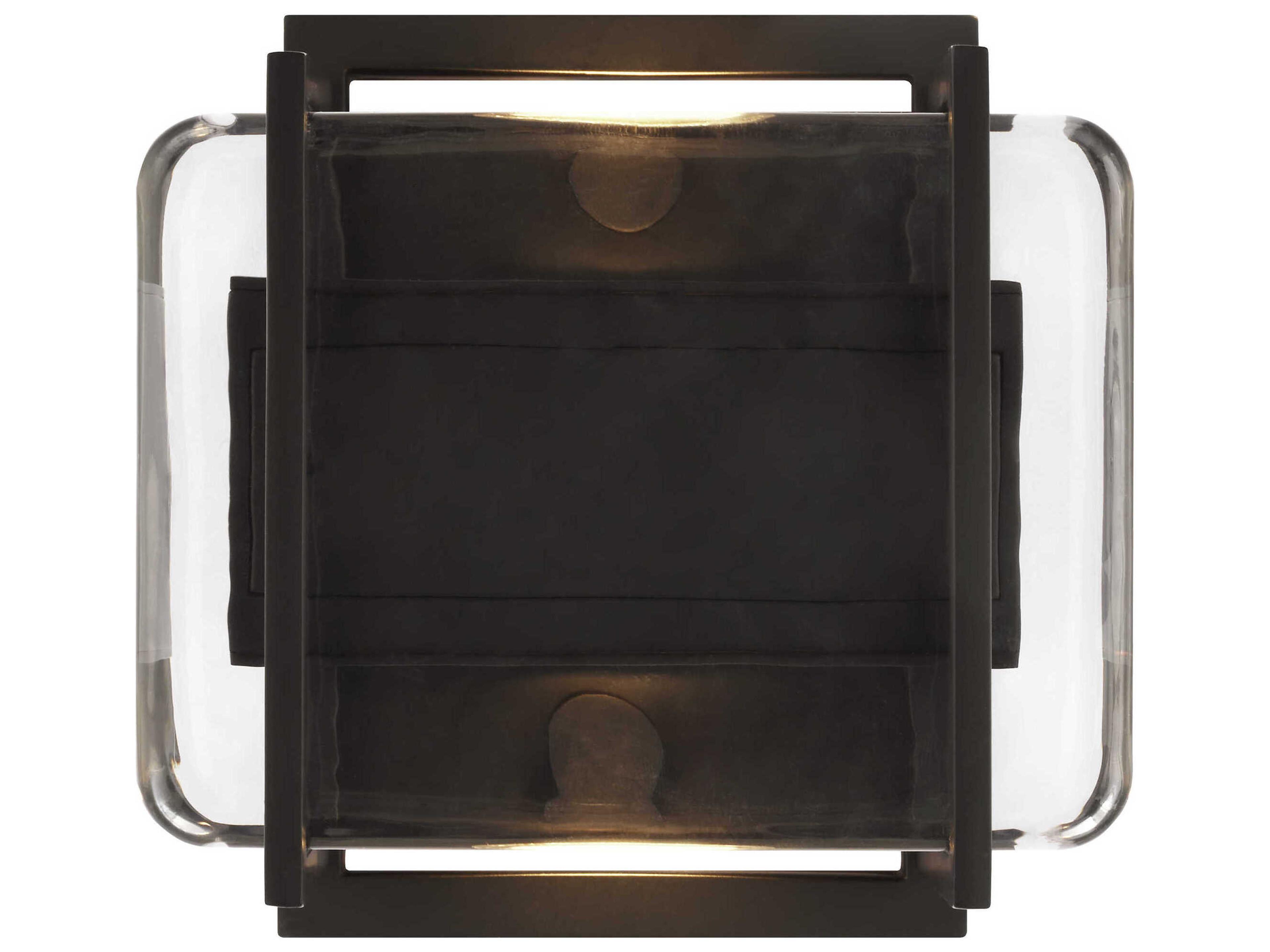 Visual Comfort Modern Duelle 1-Light Nightshade Black Wall Sconce