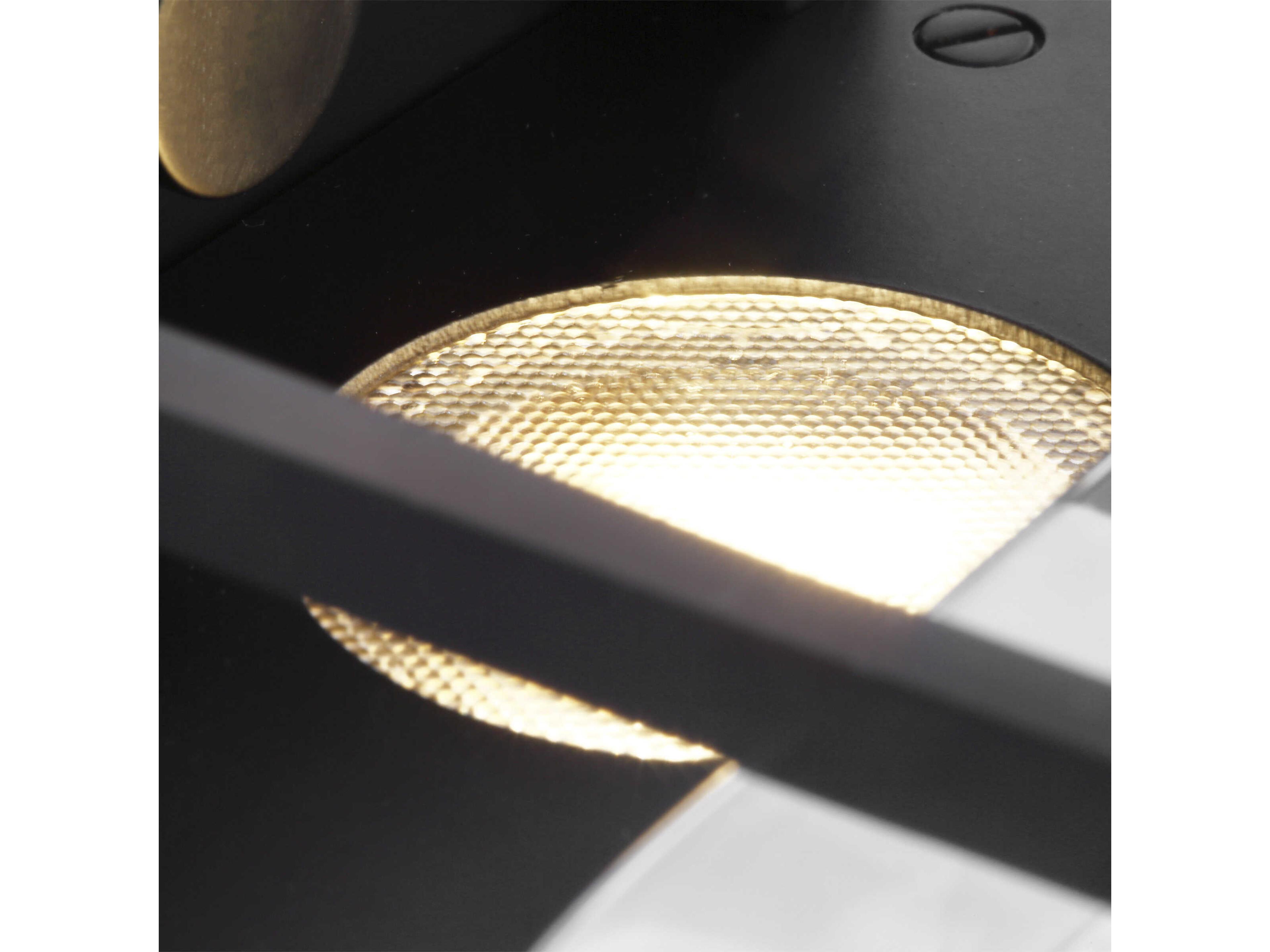 Visual Comfort Modern Duelle 1-Light Nightshade Black Wall Sconce