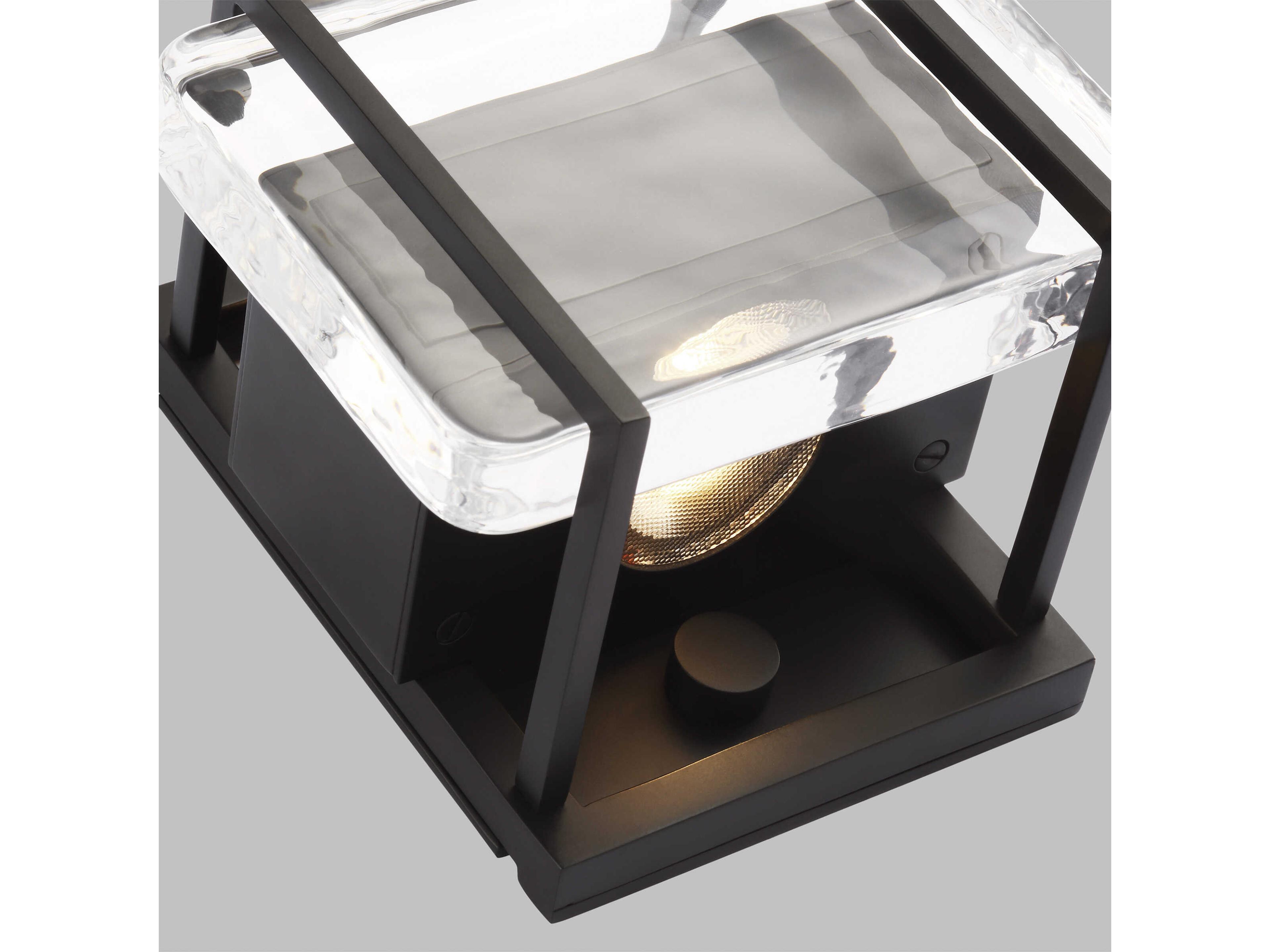 Visual Comfort Modern Duelle 1-Light Nightshade Black Wall Sconce