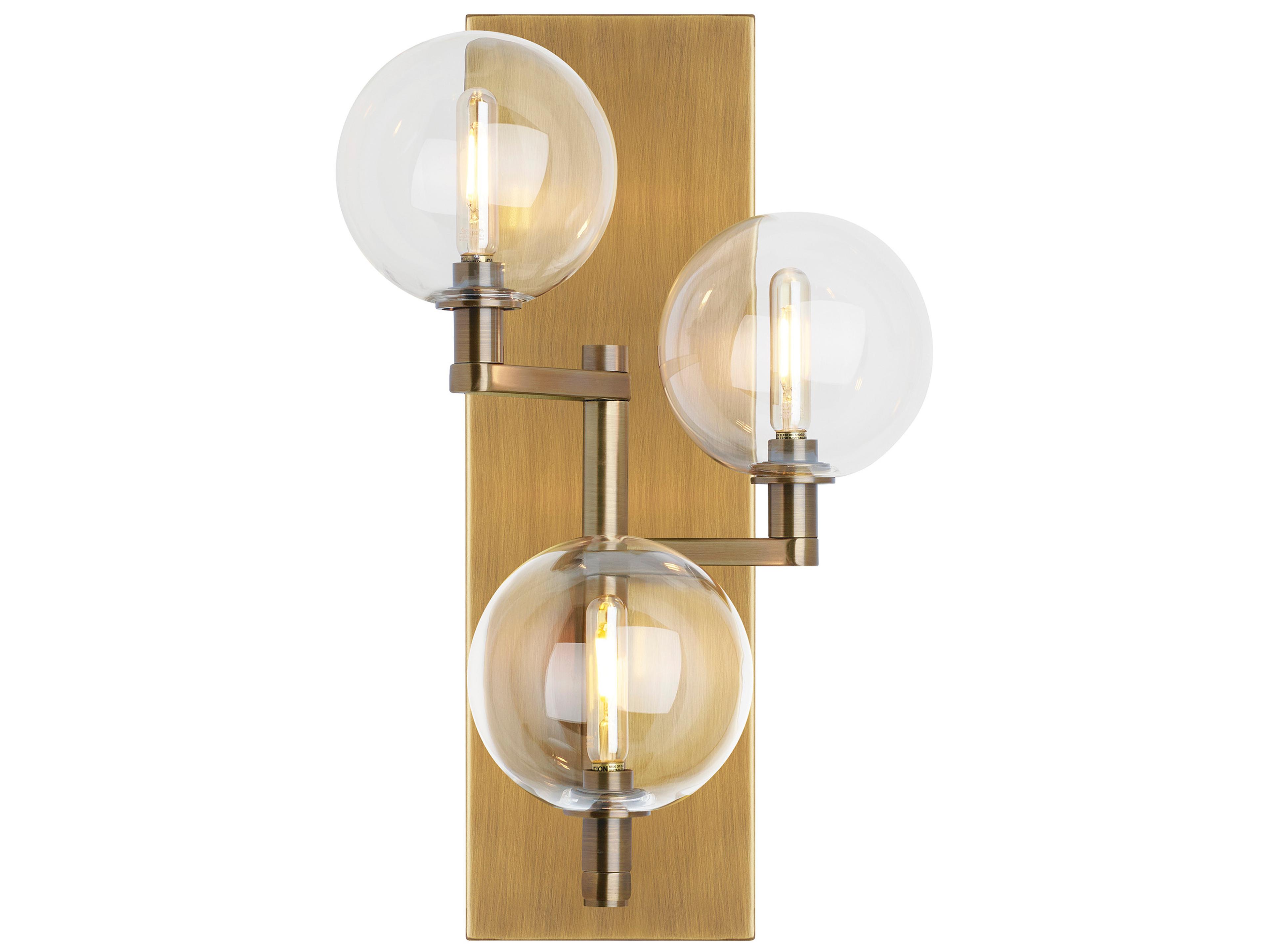 Gambit Triple Wall Sconce Contemporary Light