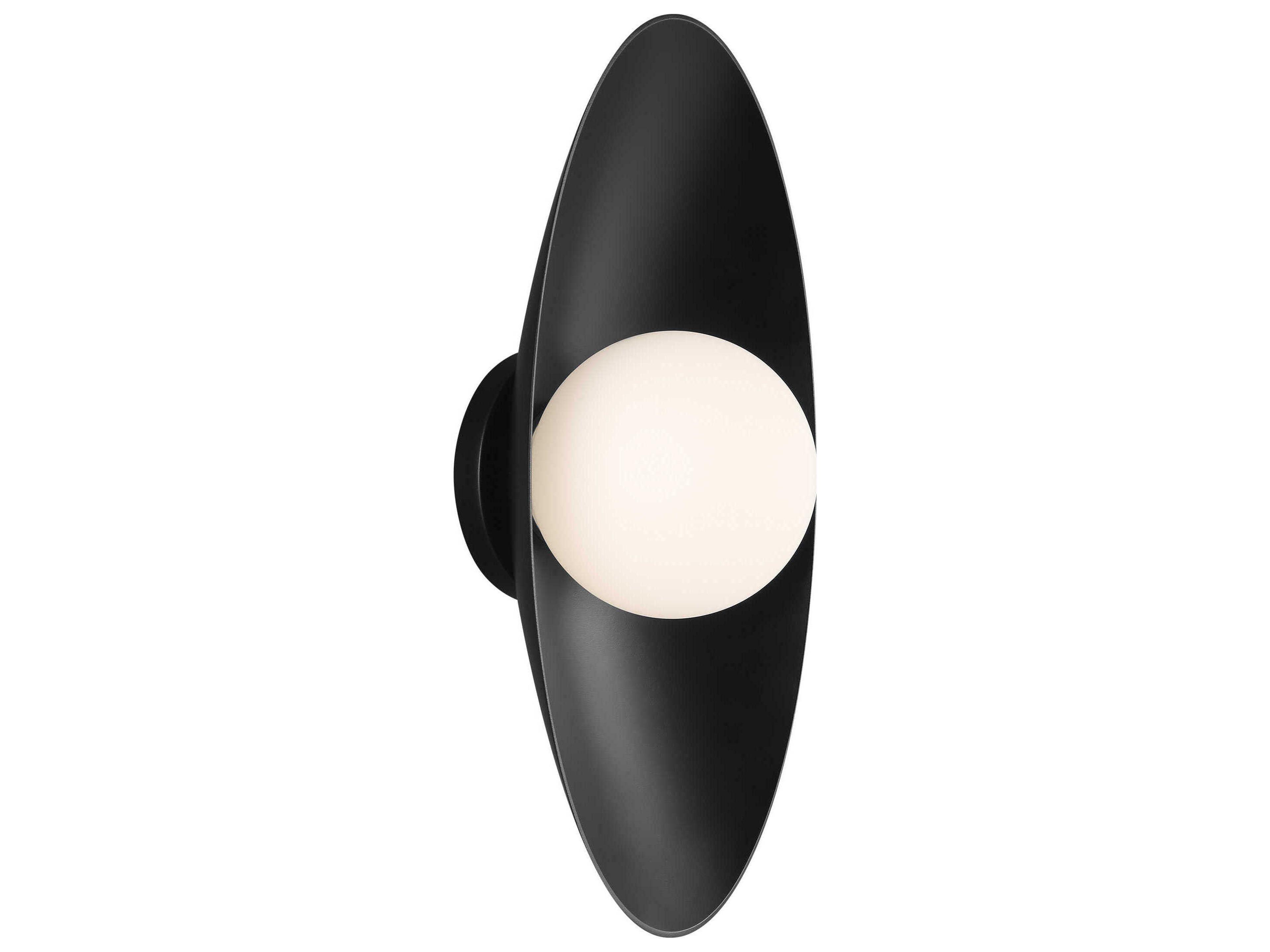Visual Comfort Modern Joni 1-Light Matte Black Wall Sconce