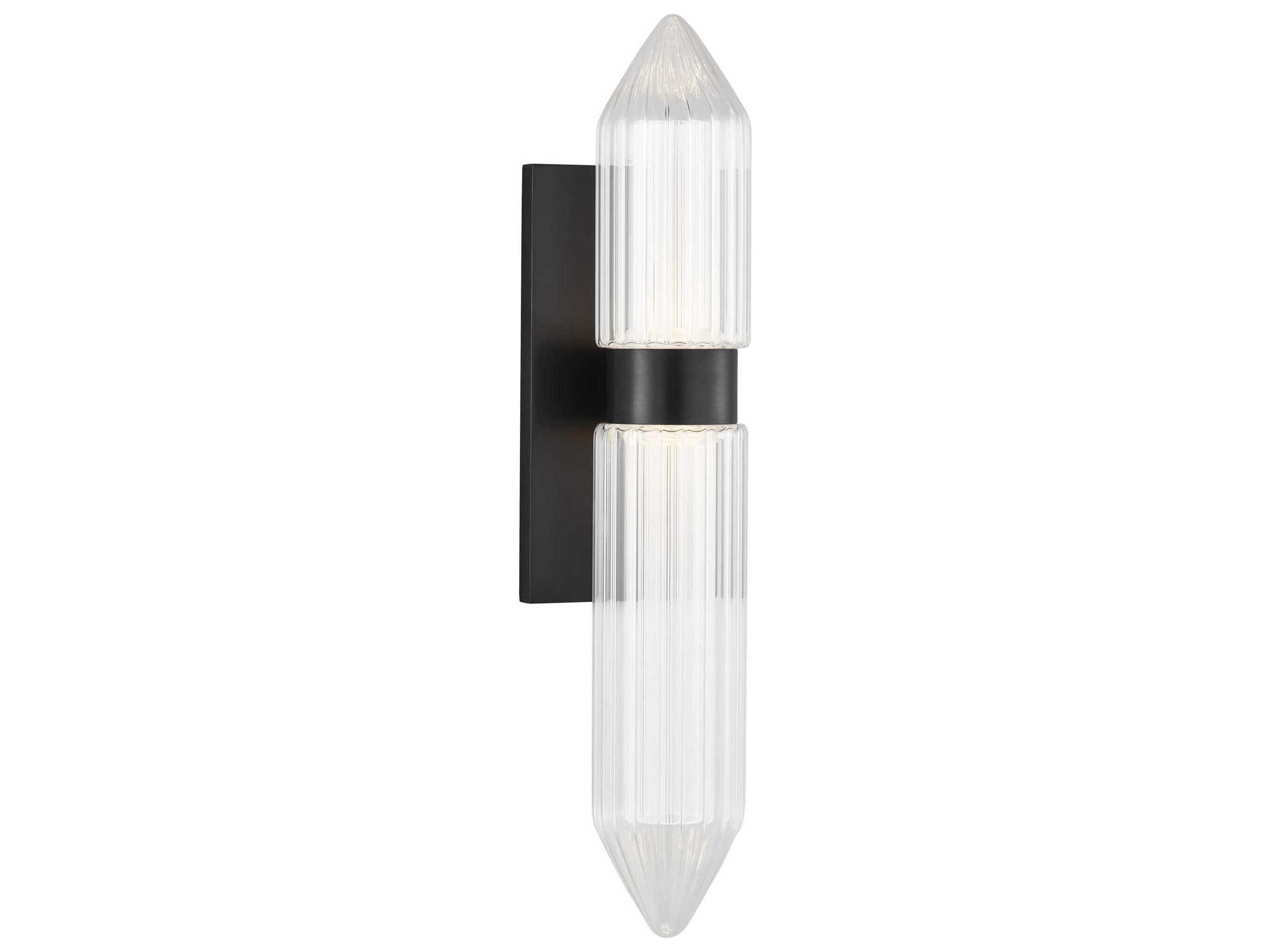 Langston Large LED Wall Sconce Plated Dark Bronze