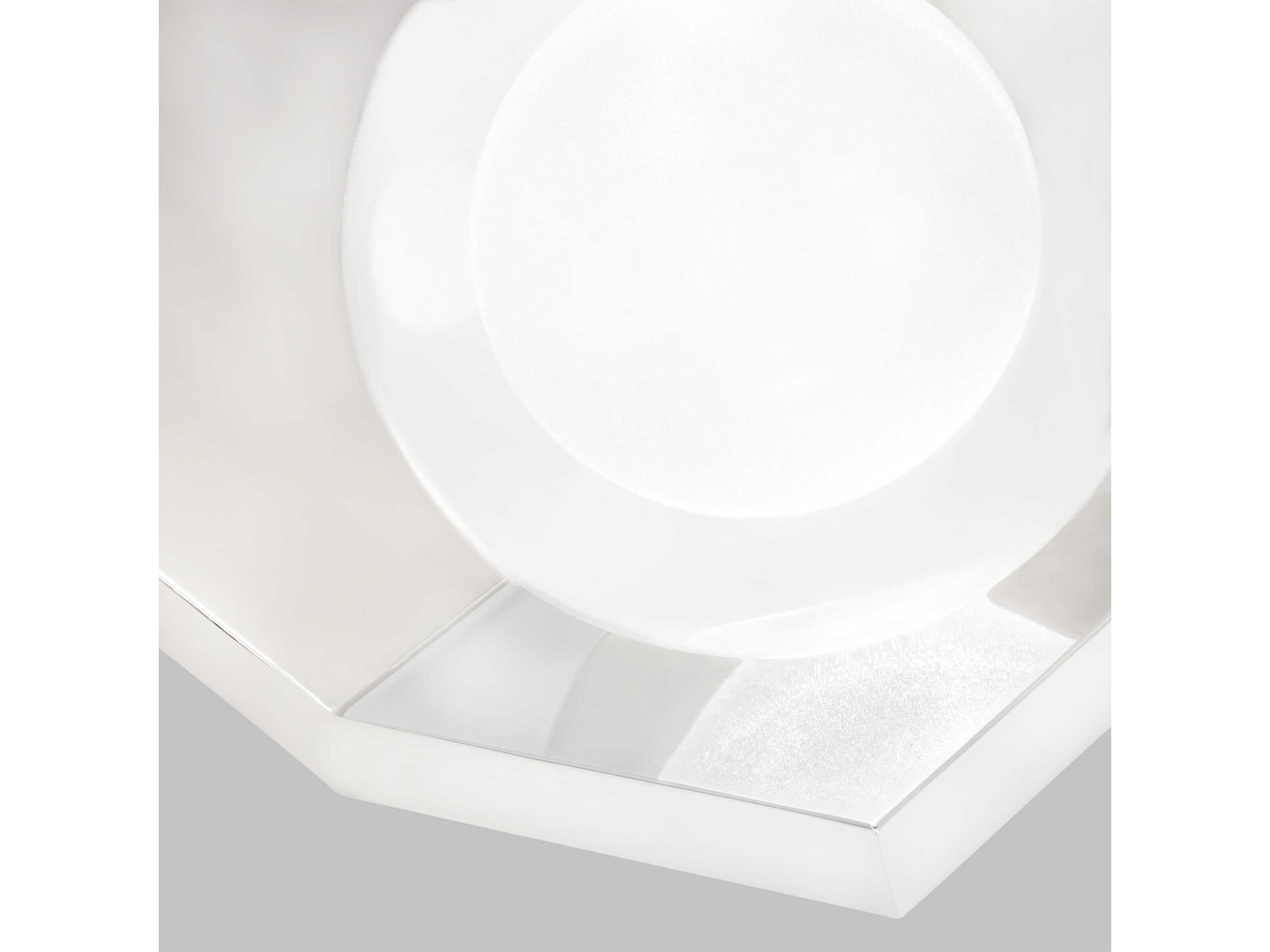 Visual Comfort Modern Mina 1-Light Polished Nickel Wall Sconce