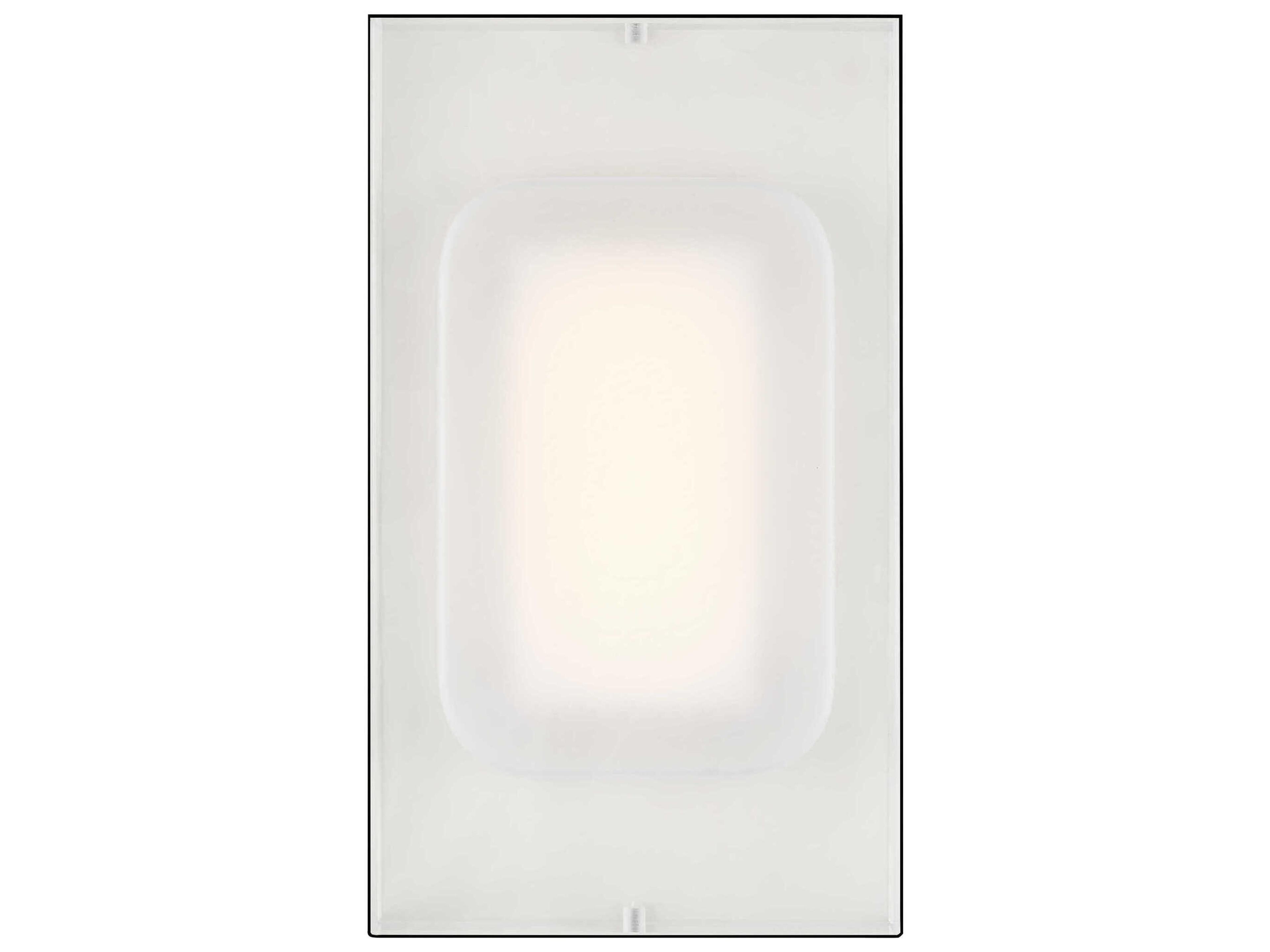 Visual Comfort Modern Milley 1-Light Nightshade Black Wall Sconce