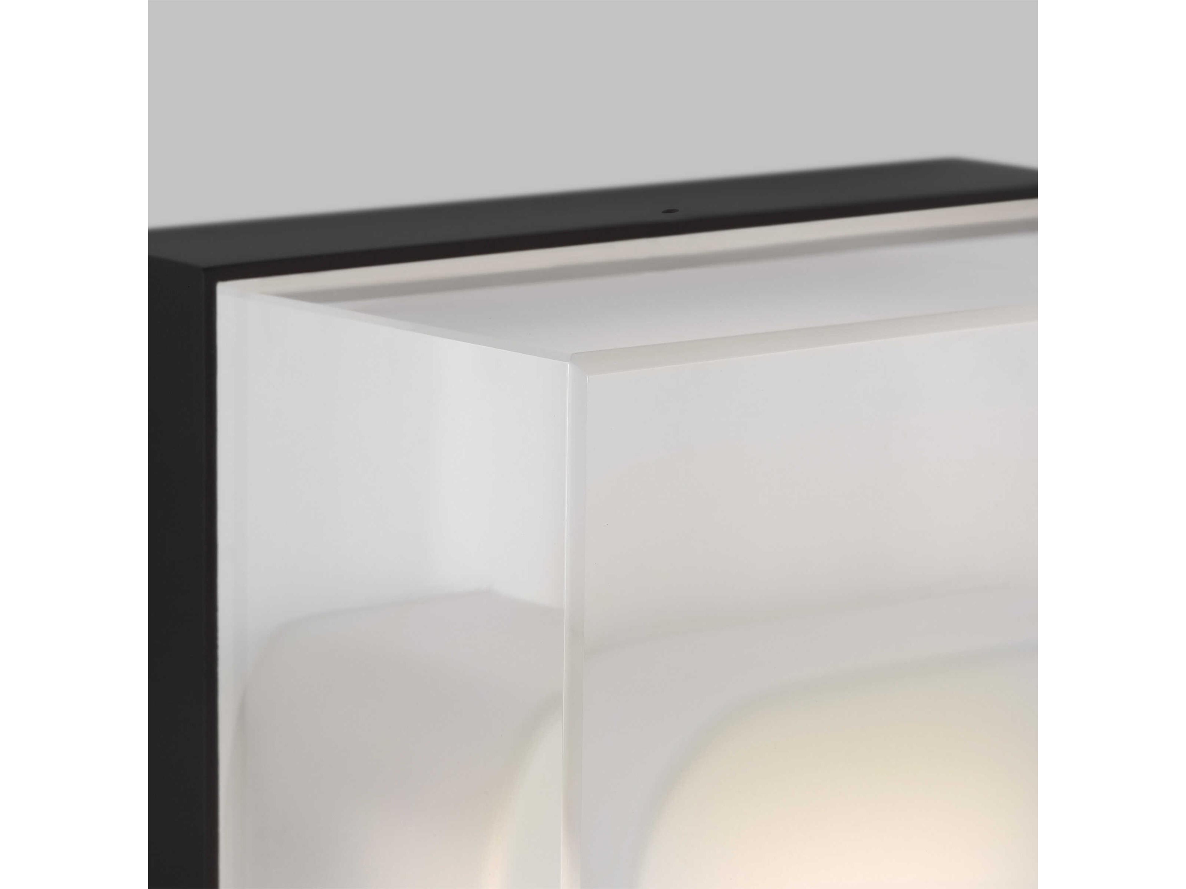 Visual Comfort Modern Milley 1-Light Nightshade Black Wall Sconce