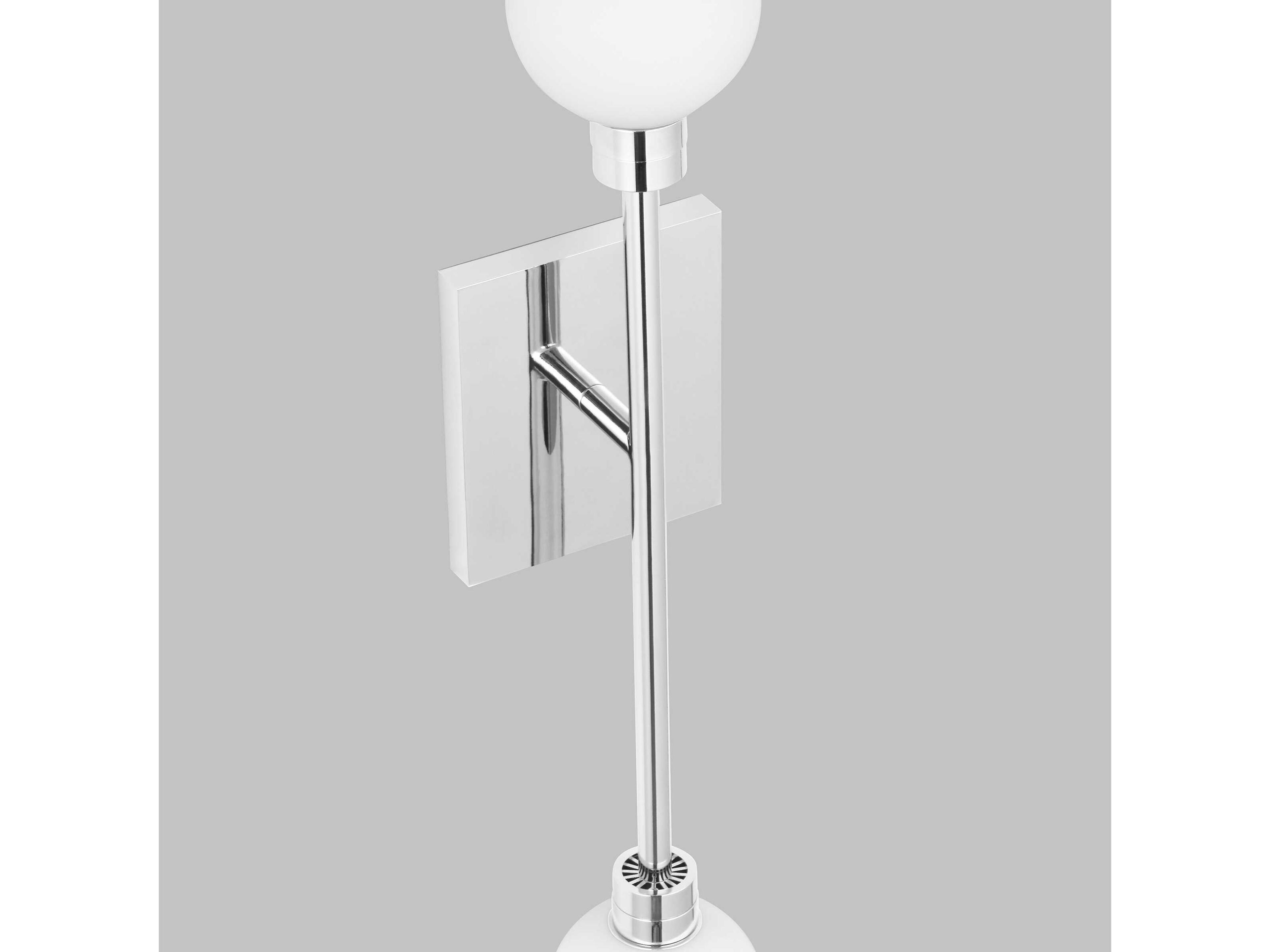 Visual Comfort Modern Mara 2-Light Polished Nickel Wall Sconce