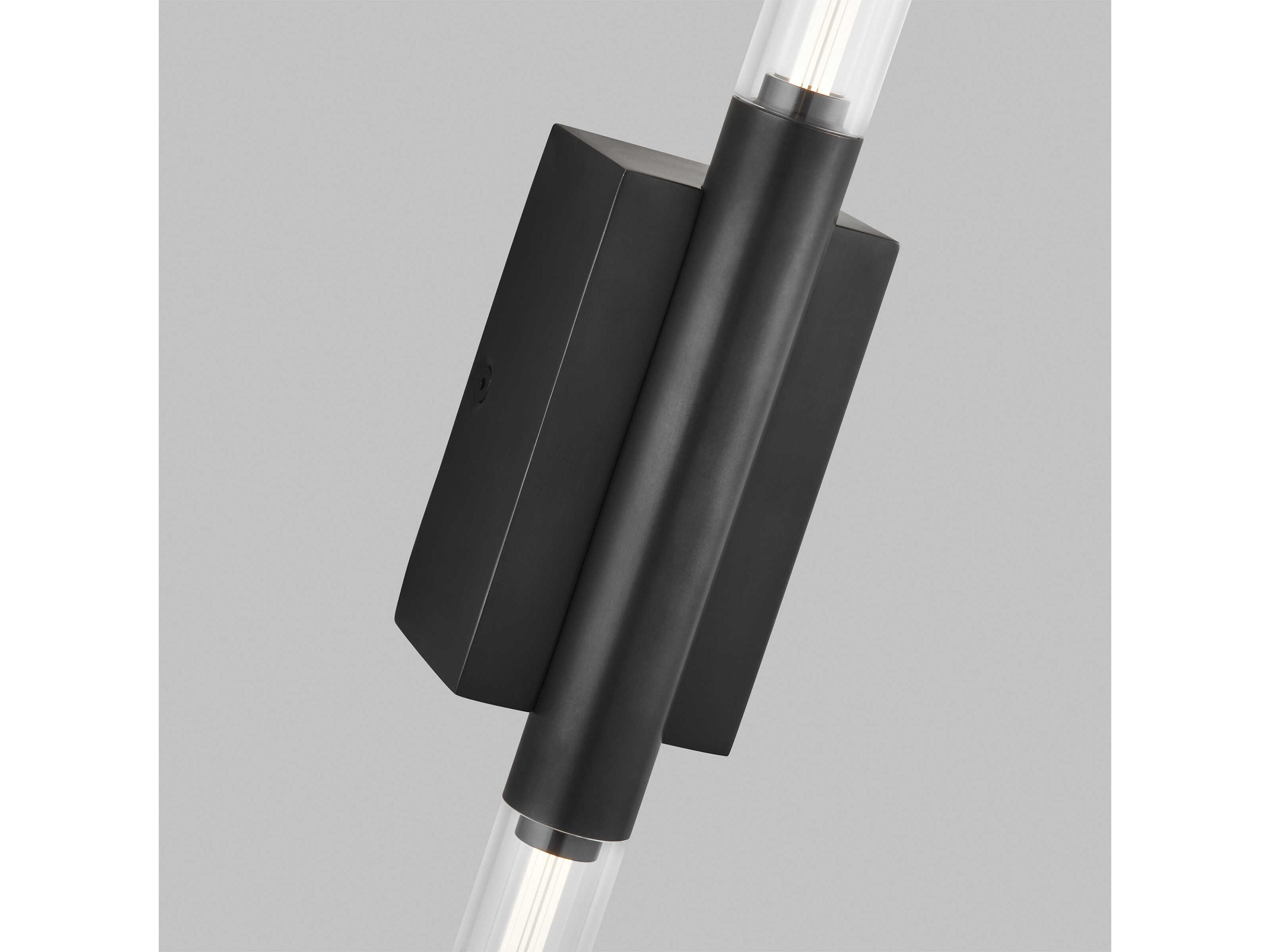 Visual Comfort Modern Phobos 2-Light Dark Bronze Wall Sconce