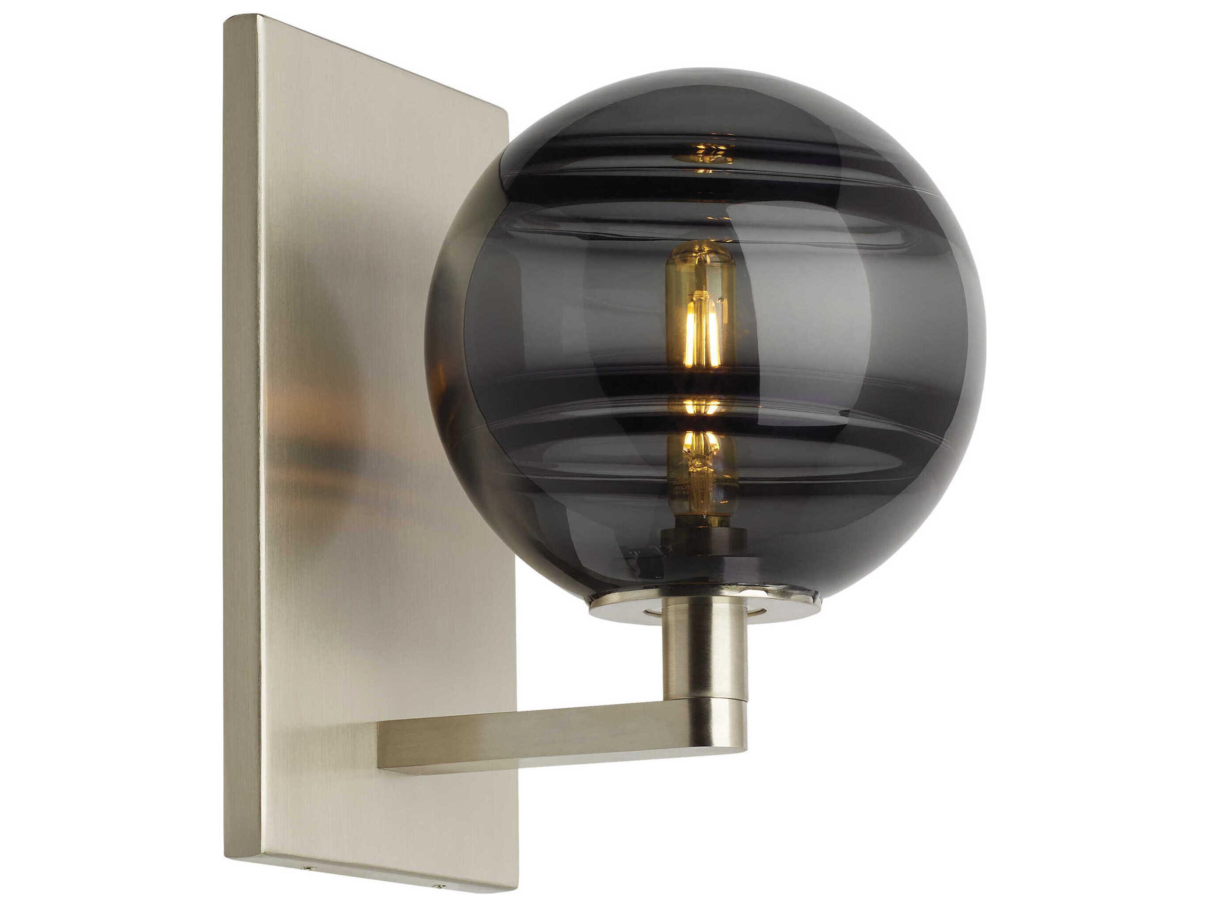 Sedona 1-Light Satin Nickel Wall Sconce