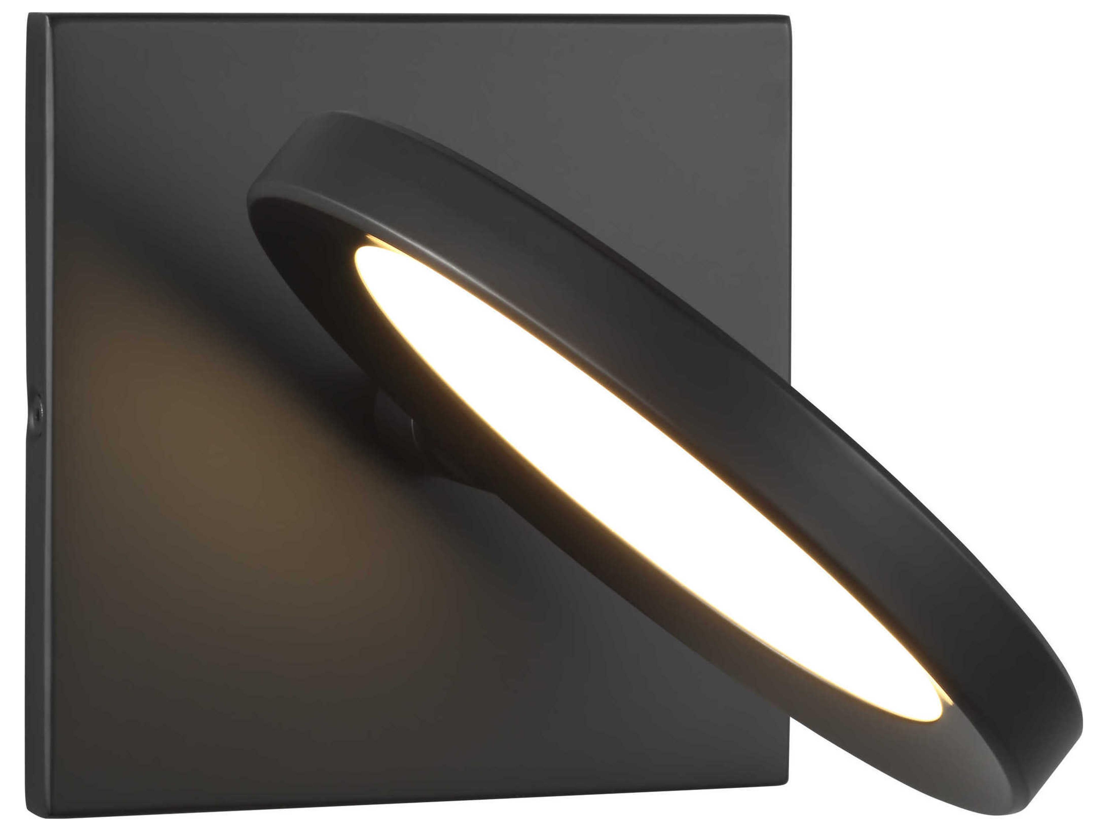 Visual Comfort Modern Spectica 1-Light Matte Black Wall Sconce