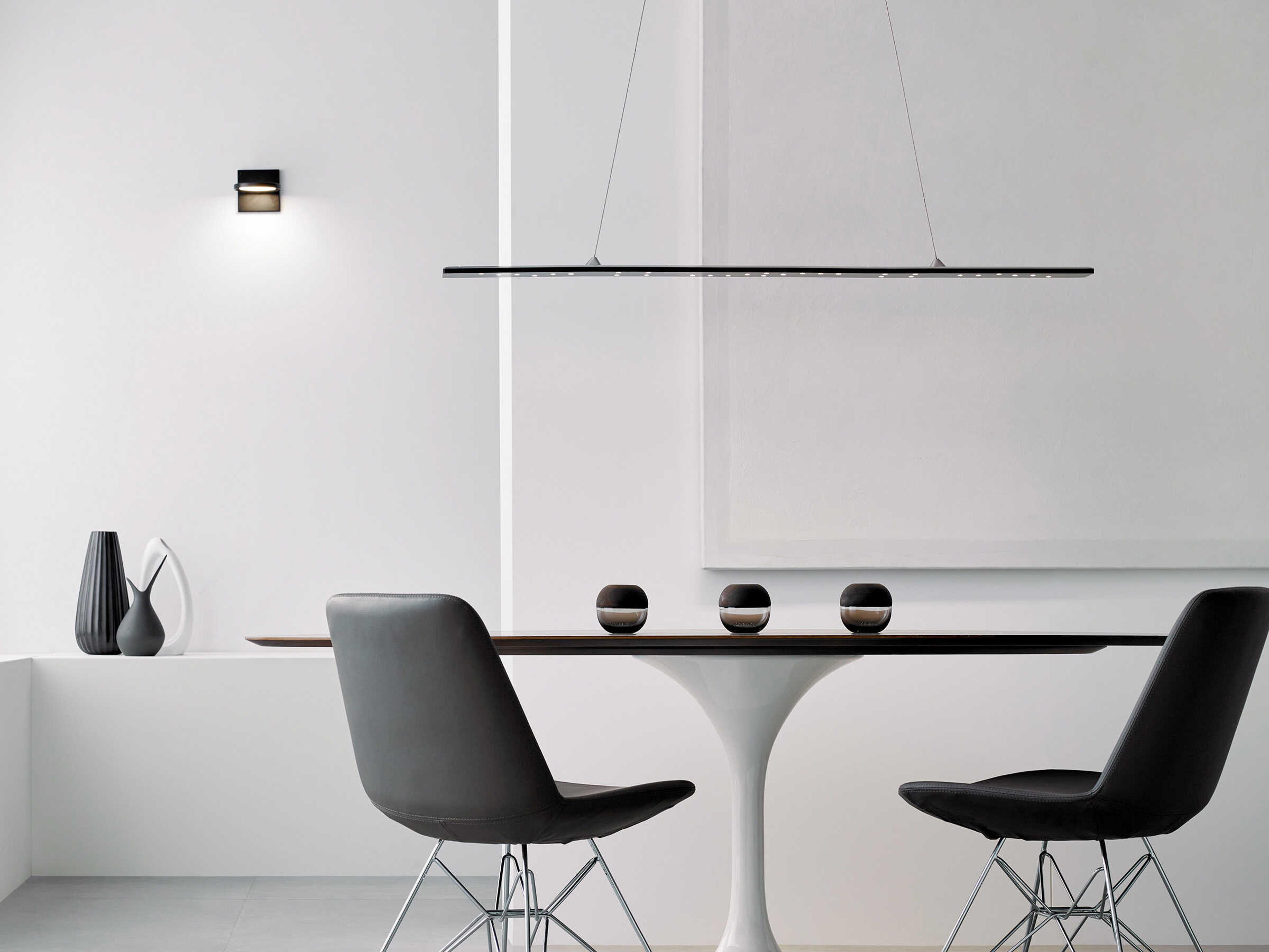 Visual Comfort Modern Spectica 1-Light Matte Black Wall Sconce