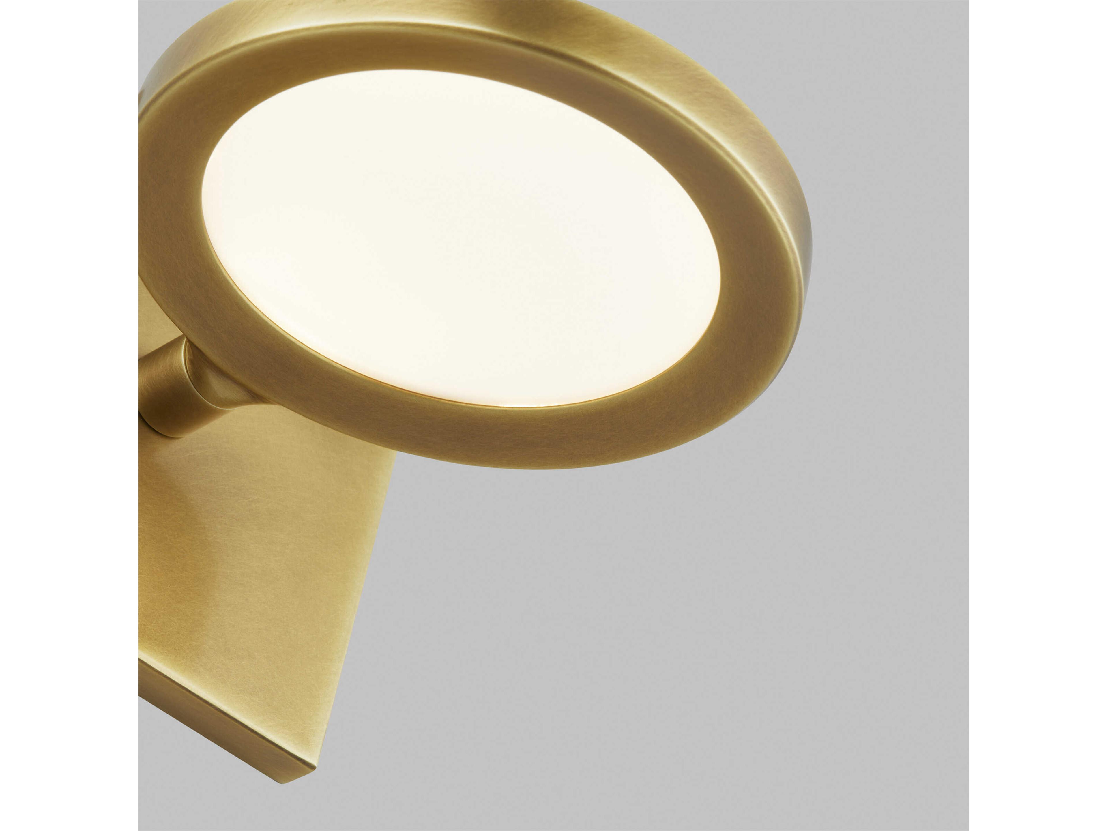 Visual Comfort Modern Spectica 1-Light Plated Brass Wall Sconce