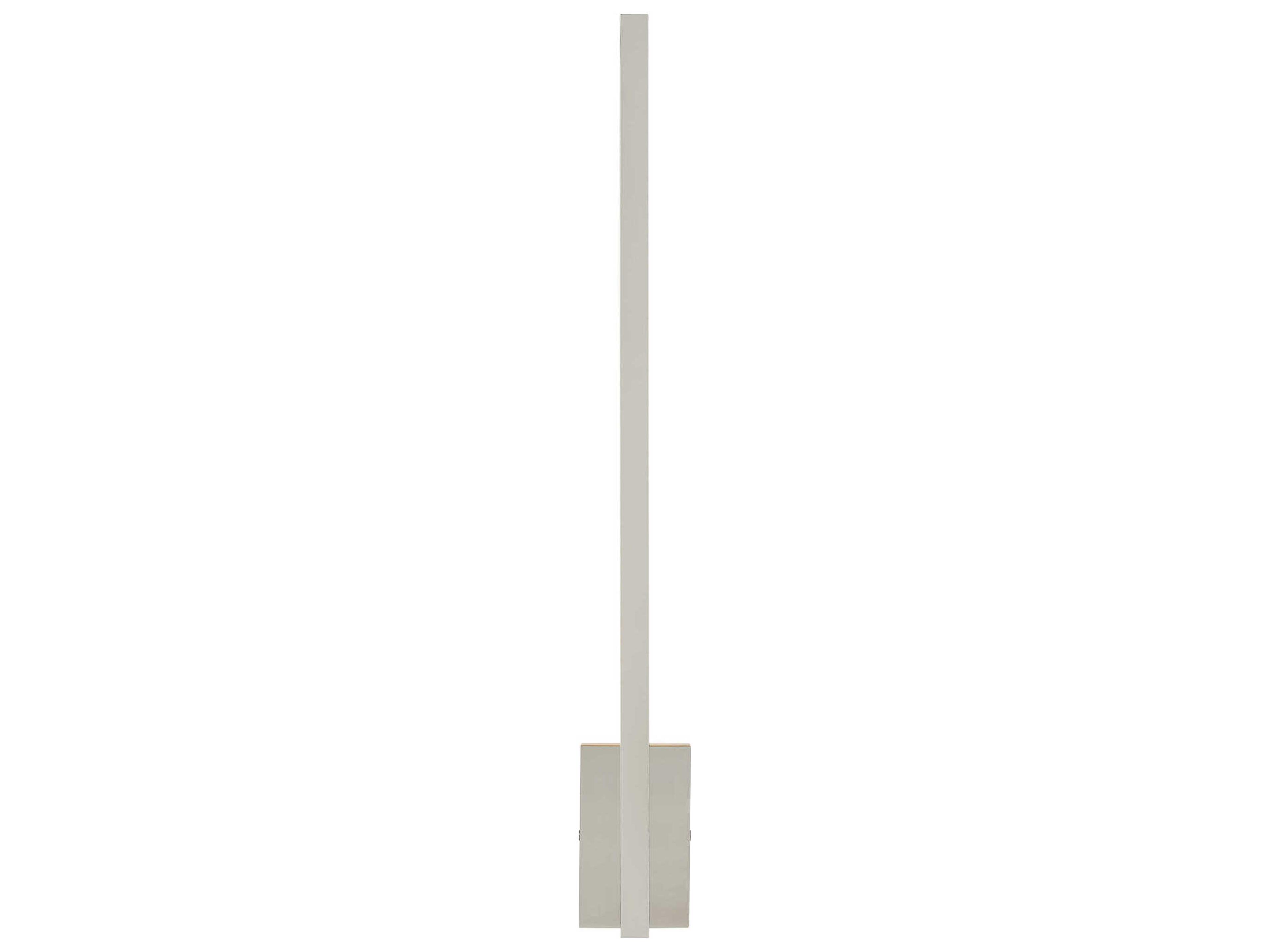 Visual Comfort Modern Stagger 1-Light Polished Nickel Wall Sconce