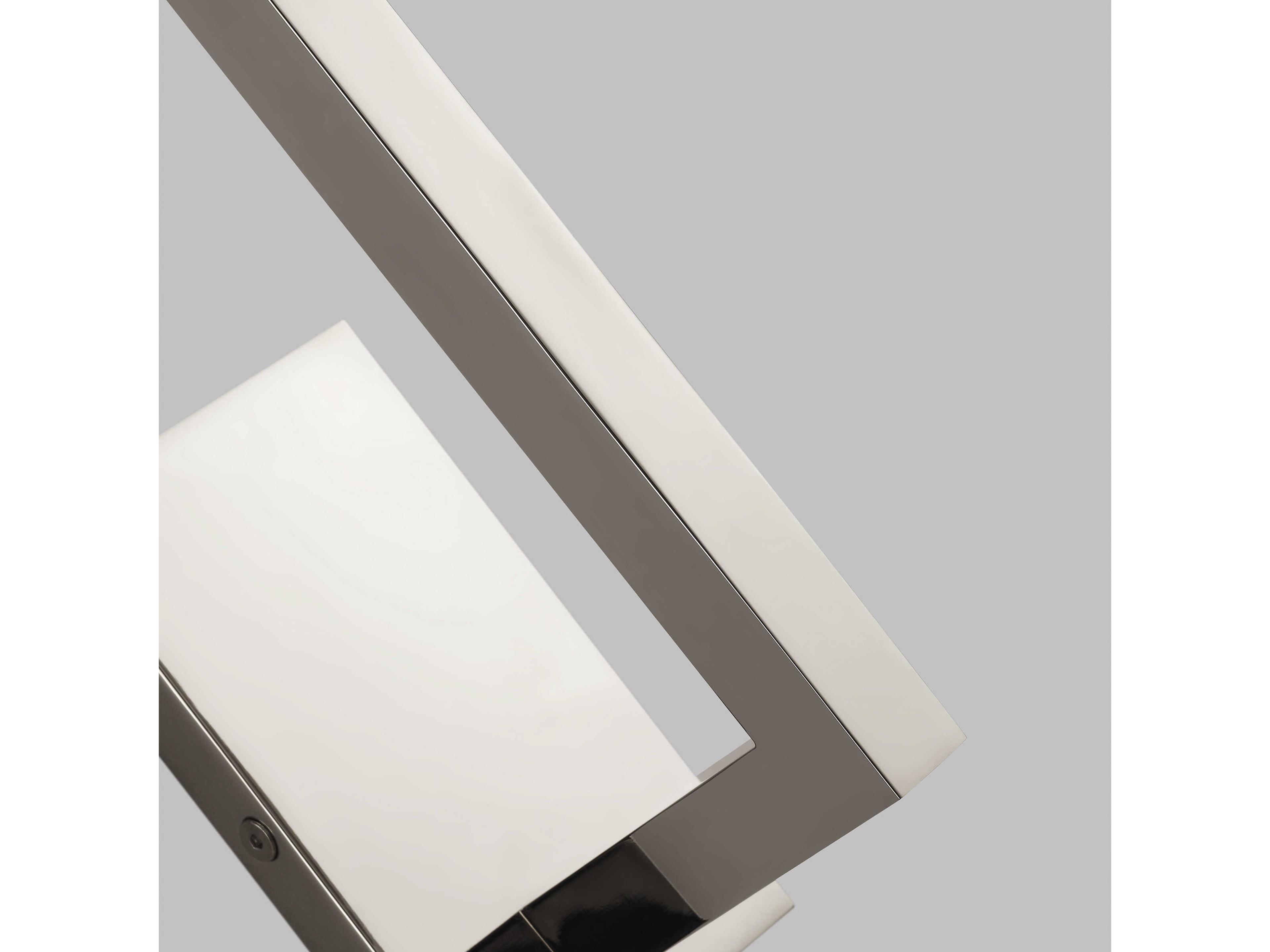 Visual Comfort Modern Stagger 1-Light Polished Nickel Wall Sconce