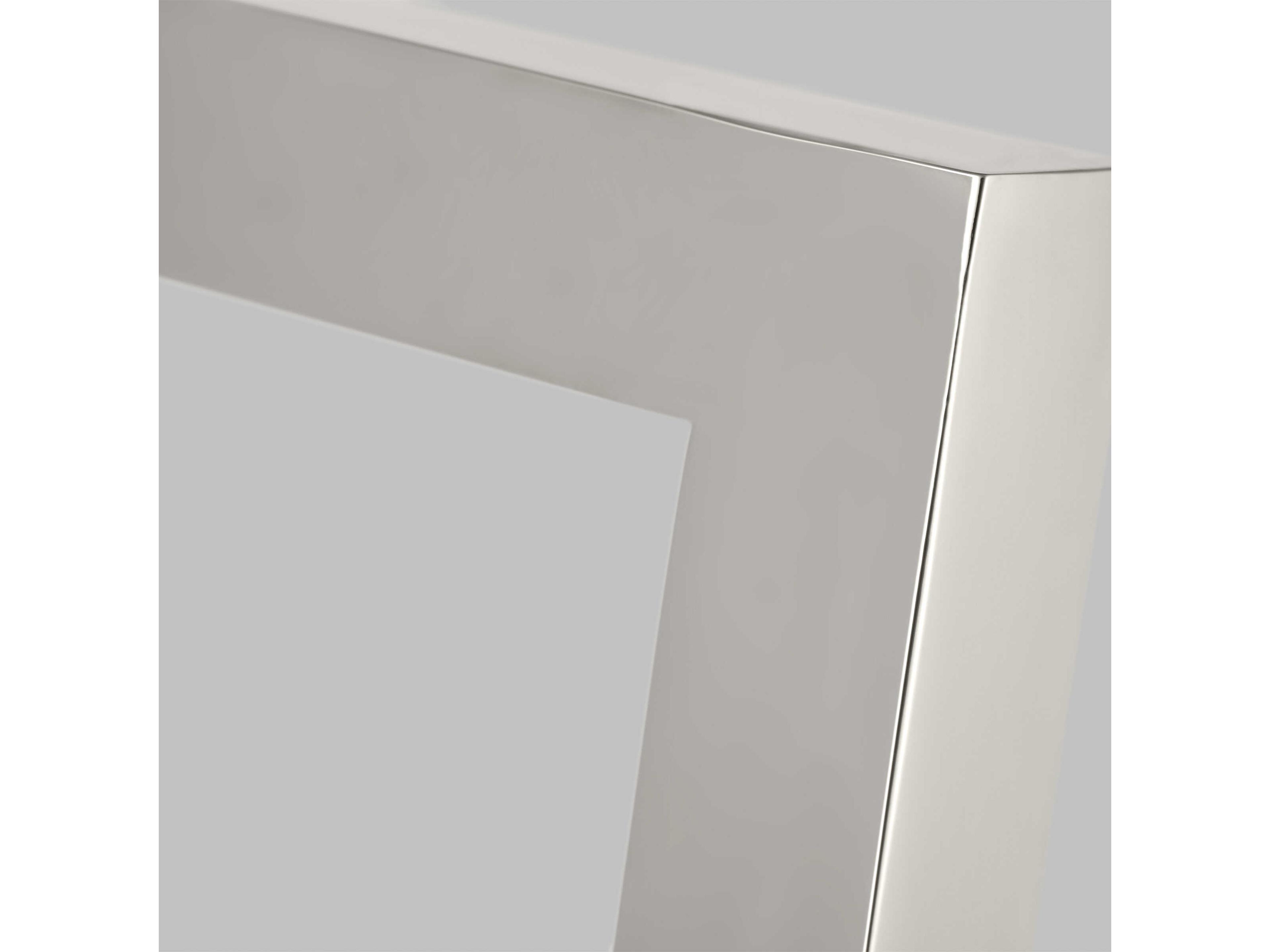 Visual Comfort Modern Stagger 1-Light Polished Nickel Wall Sconce