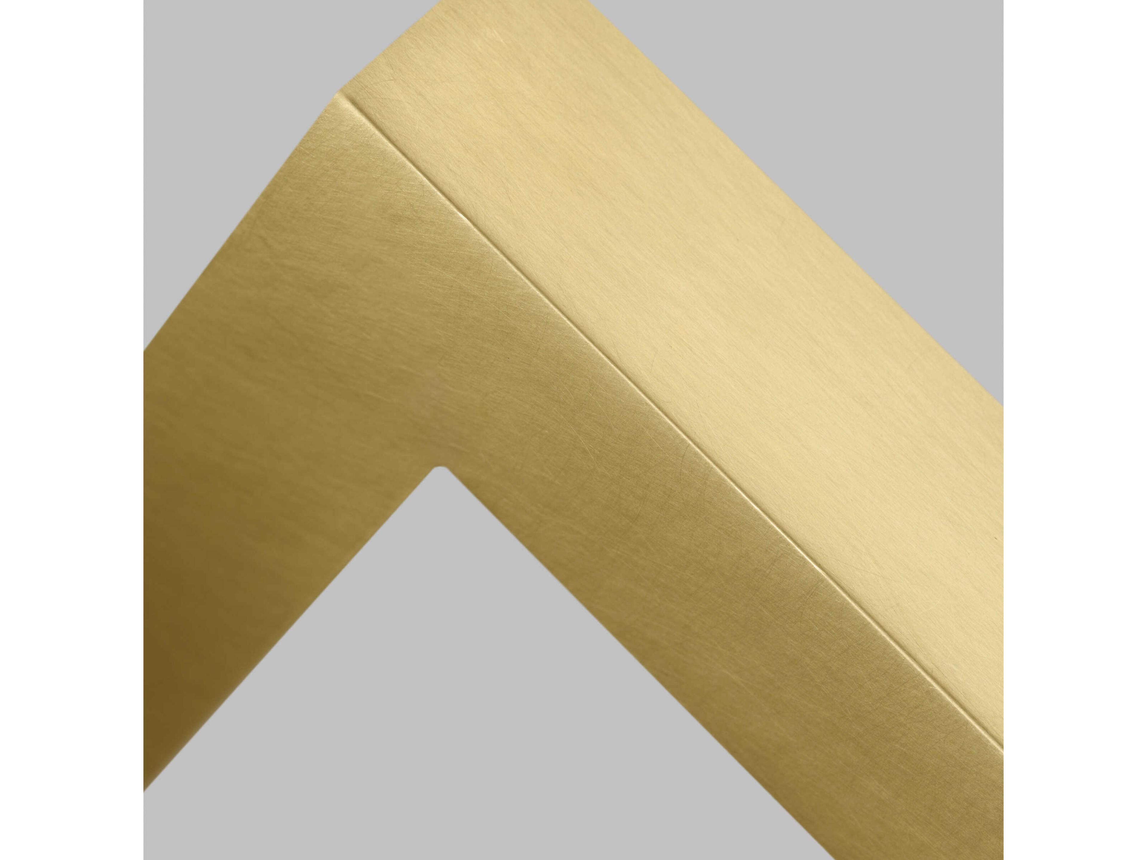 Visual Comfort Modern Stagger 1-Light Natural Brass Wall Sconce