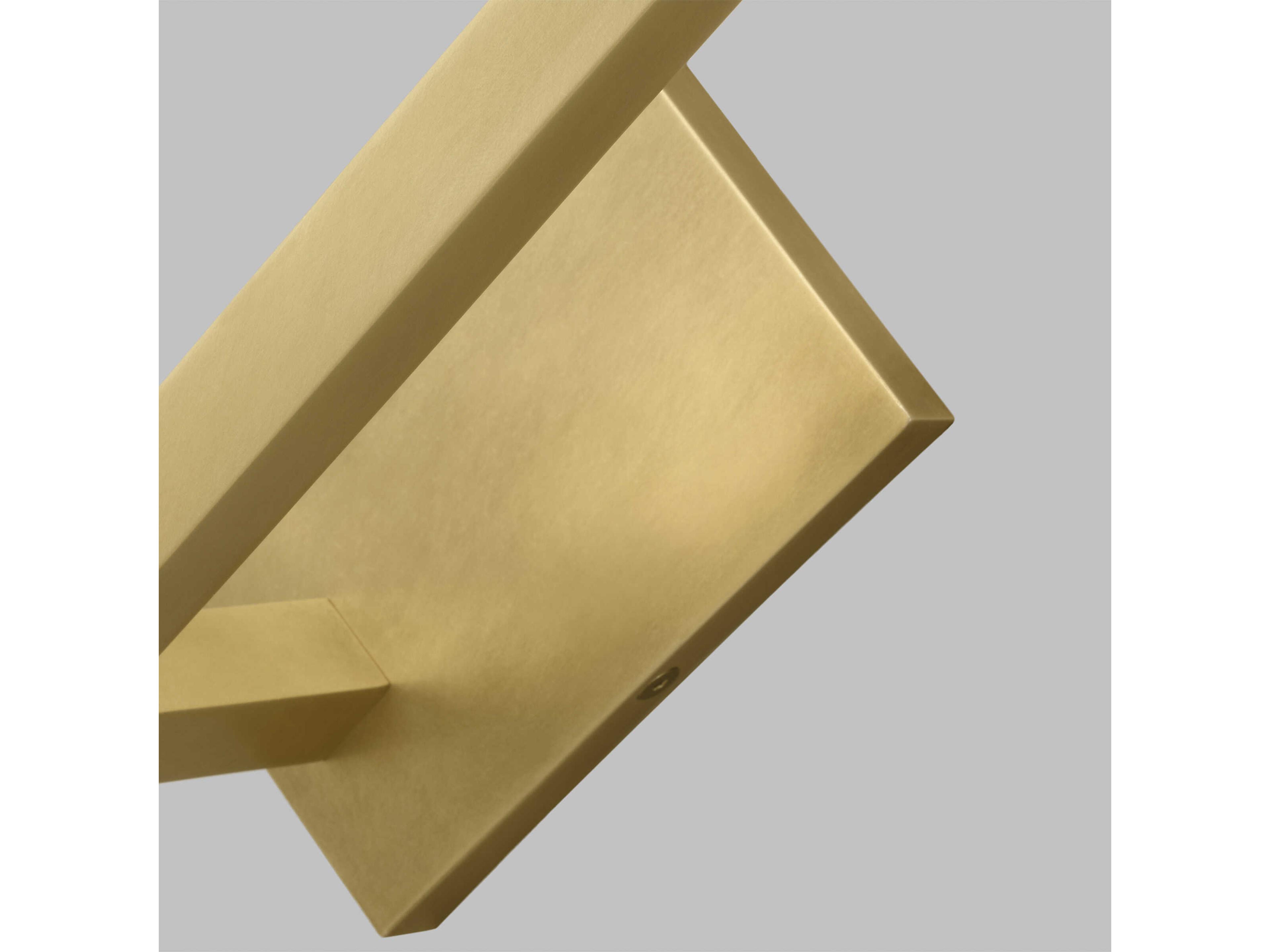 Visual Comfort Modern Stagger 1-Light Natural Brass Wall Sconce