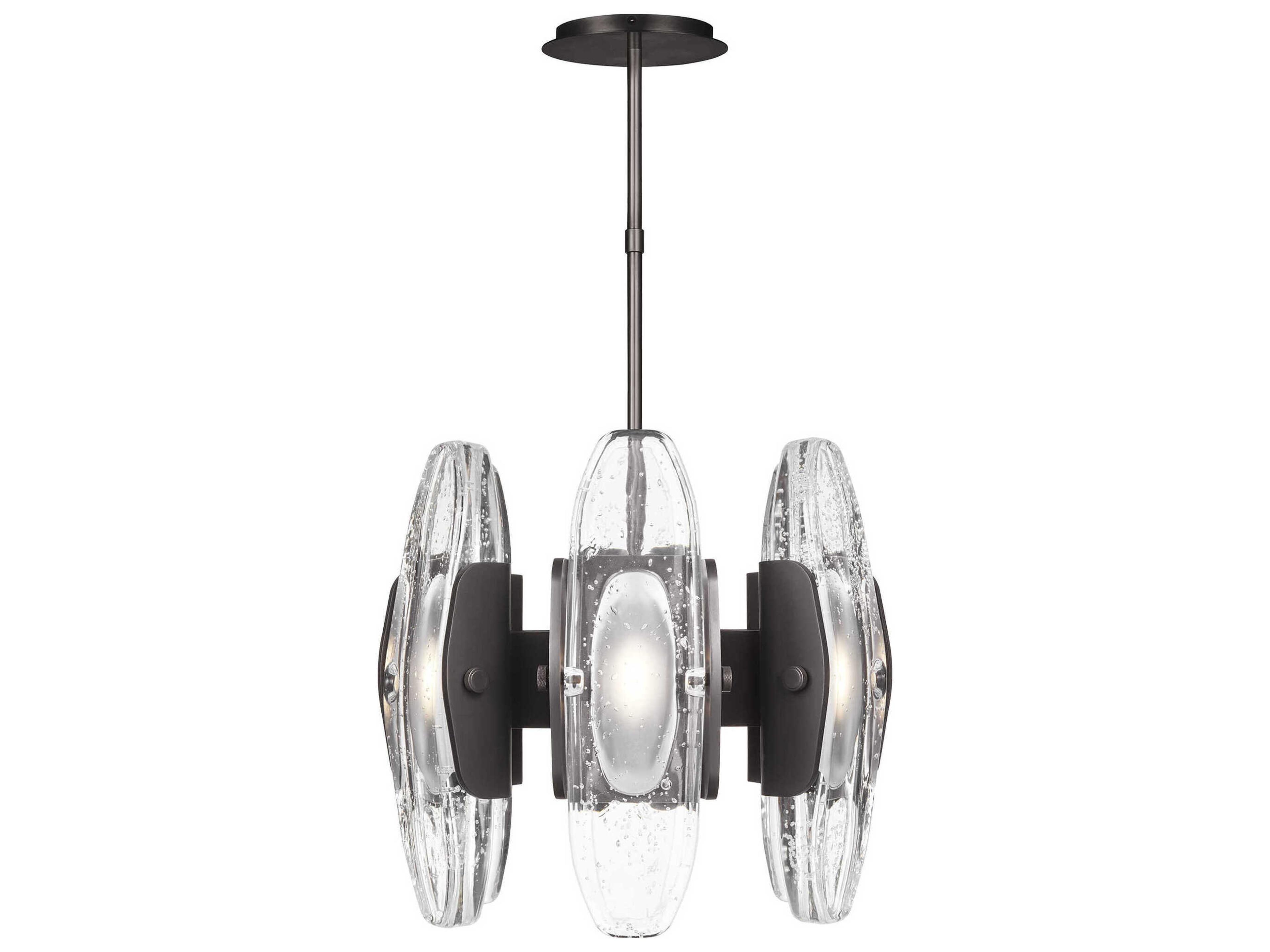 Wythe 6-Light Plated Dark Bronze Chandelier