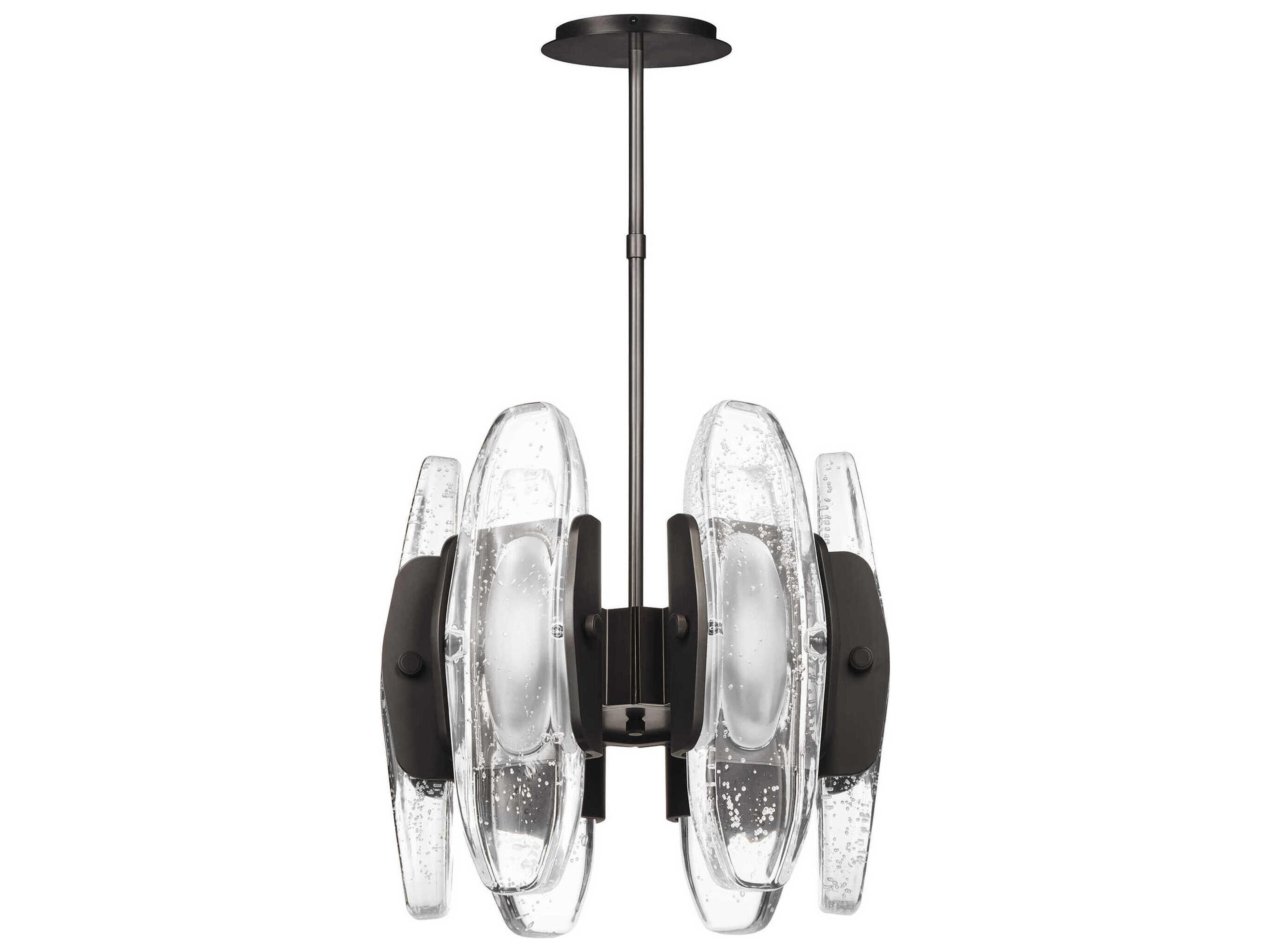 Visual Comfort Modern Wythe 6-Light Plated Dark Bronze Chandelier