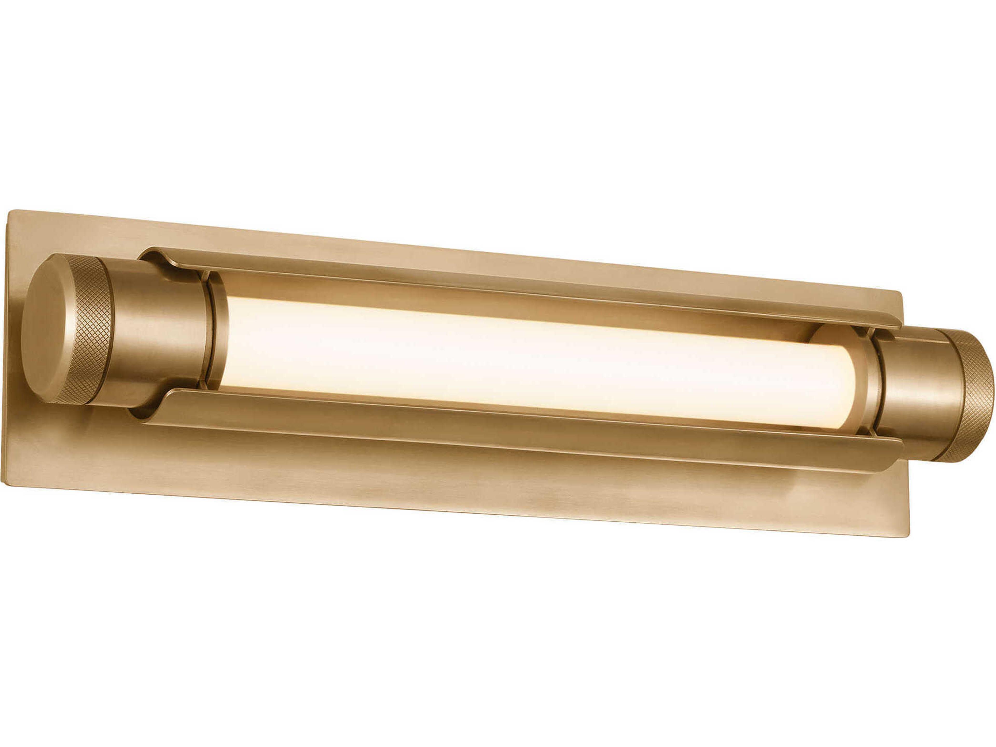 Capa 1-Light Hand Rubbed Antique Brass Vanity Light