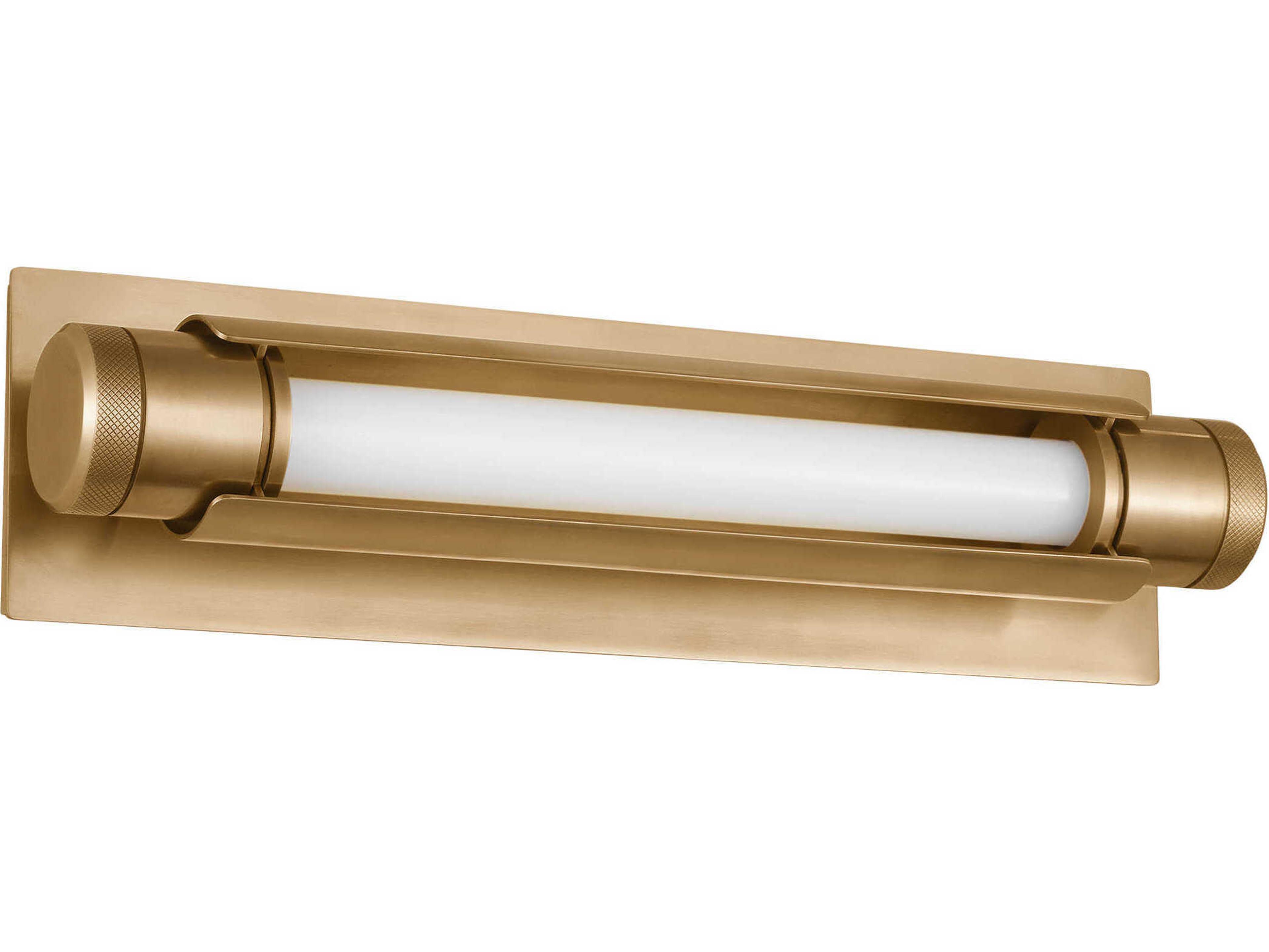Visual Comfort Modern Capa 1-Light Hand Rubbed Antique Brass Vanity Light